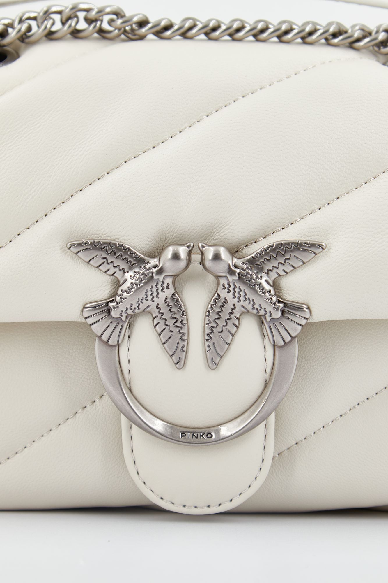 PINKO  LOVE MINI PUFF CL SHEEP en color BLANCO (4)