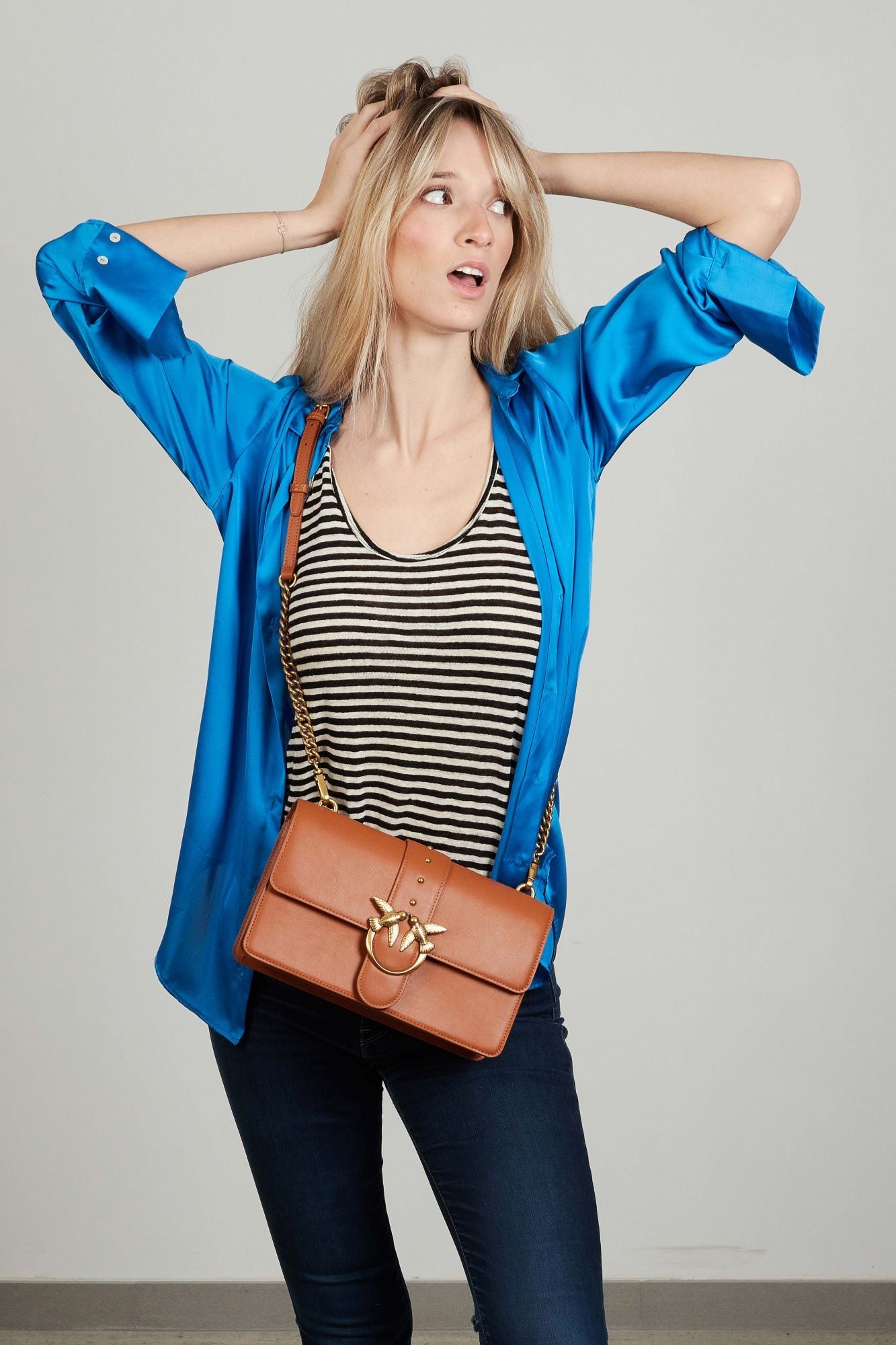 PINKO LOVE ONE CLASSIC CL VIT en color MARRON (4)