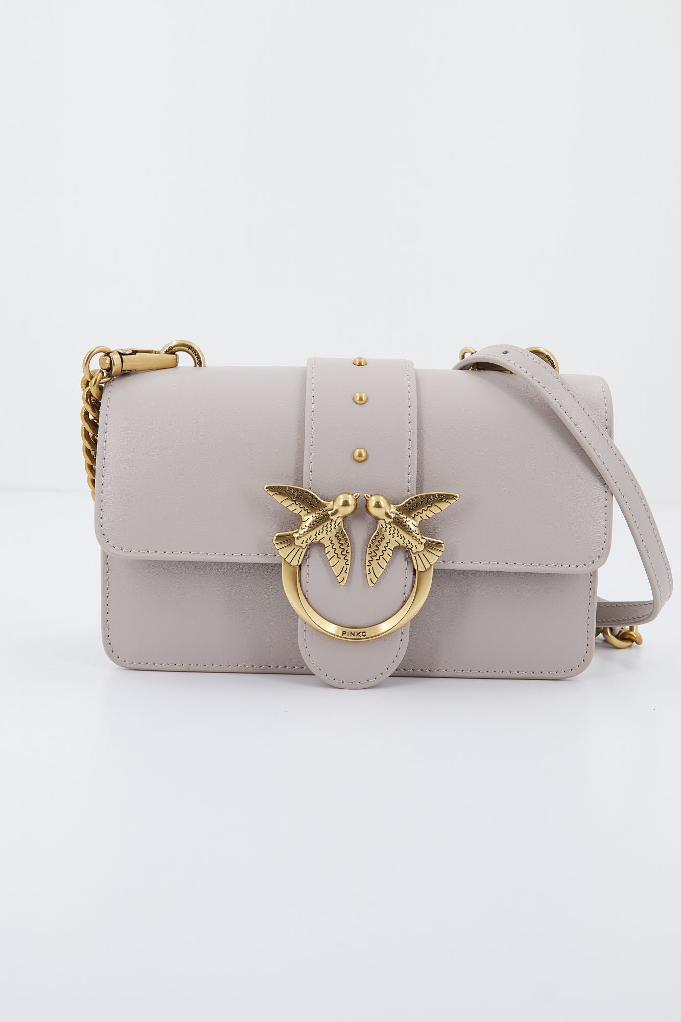 PINKO LOVE ONE MINI CL VITELL en color BEIS (1)