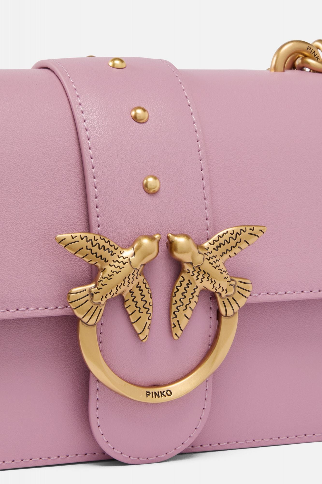 PINKO  LOVE ONE MINI CL VITELL en color ROSA (3)