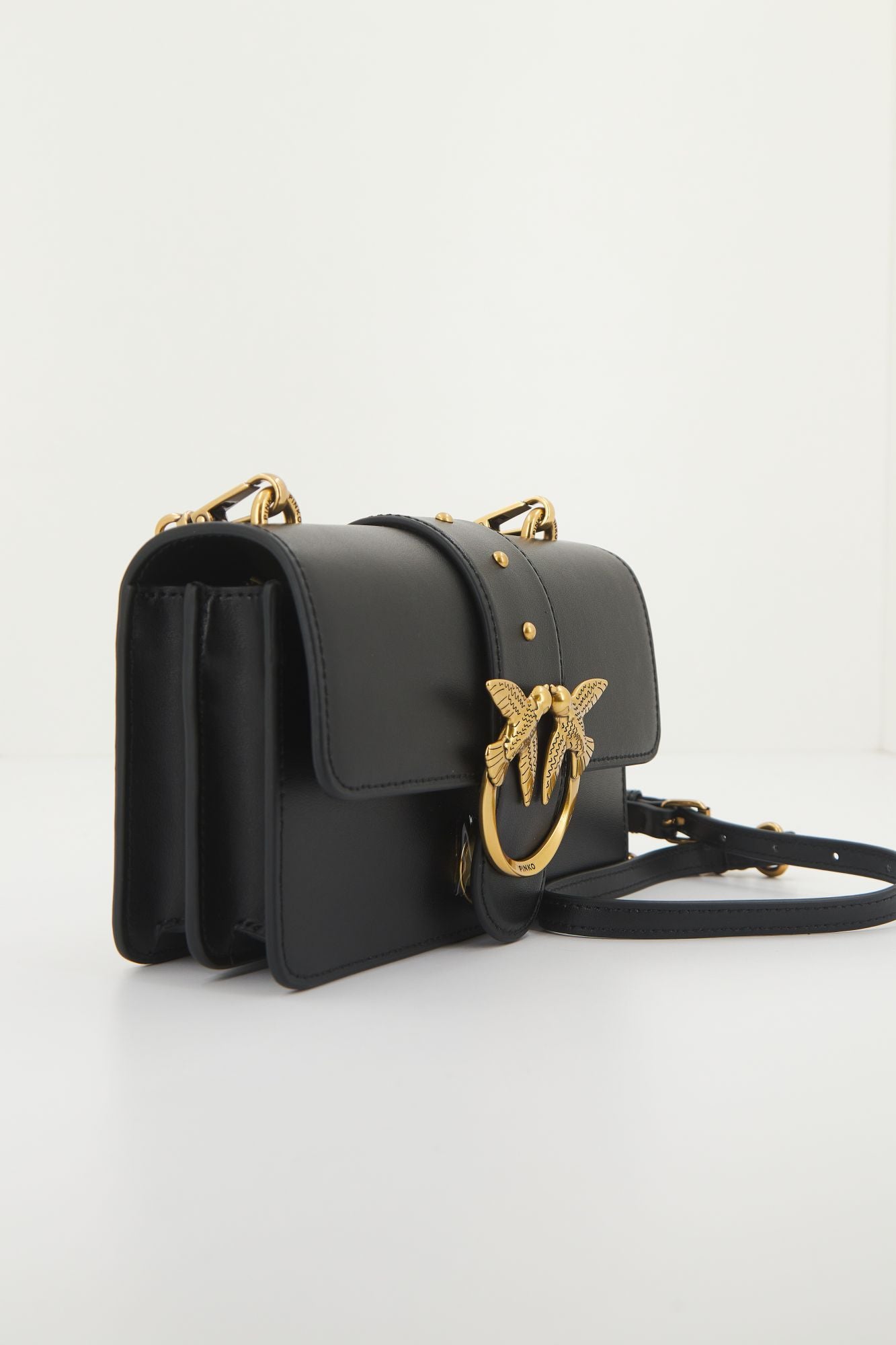 PINKO  LOVE ONE MINI CL VITELL en color NEGRO (2)