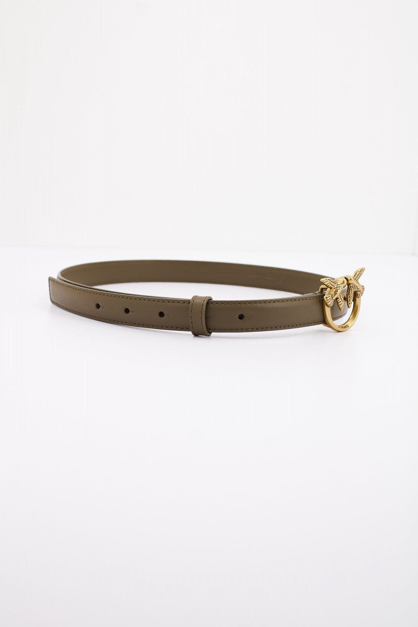 PINKO LOVE BERRY H2 BELT VITE en color VERDE (2)