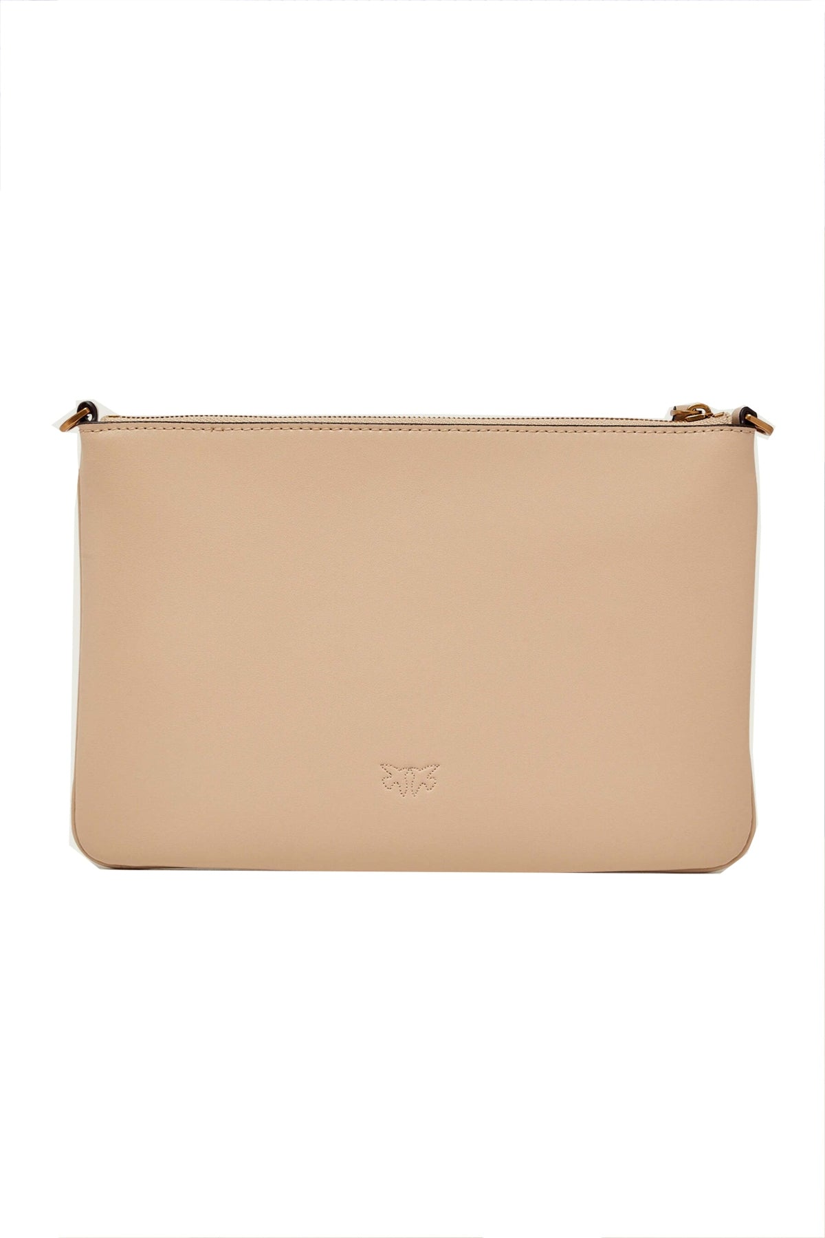 PINKO CLASSIC FLAT LOVE BAG SIMPLY en color BEIS (3)