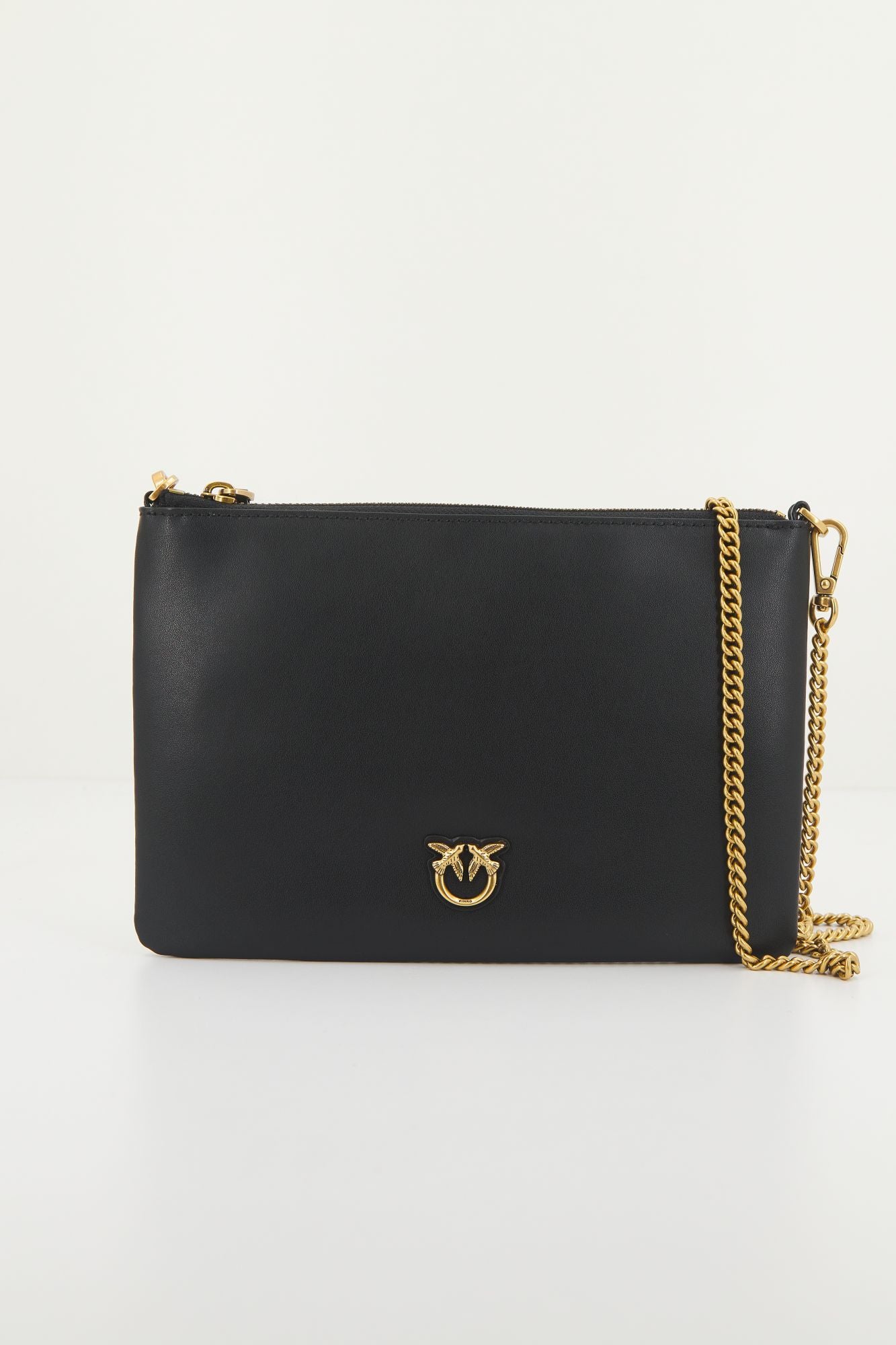 PINKO CLASSIC FLAT LOVE BAG SIMPLY en color NEGRO (1)