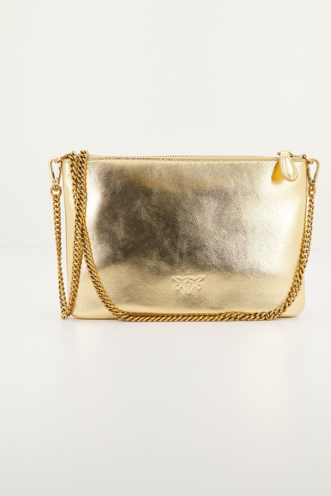 PINKO  FLAT CLASSIC SHEEP NAPP en color ORO (3)