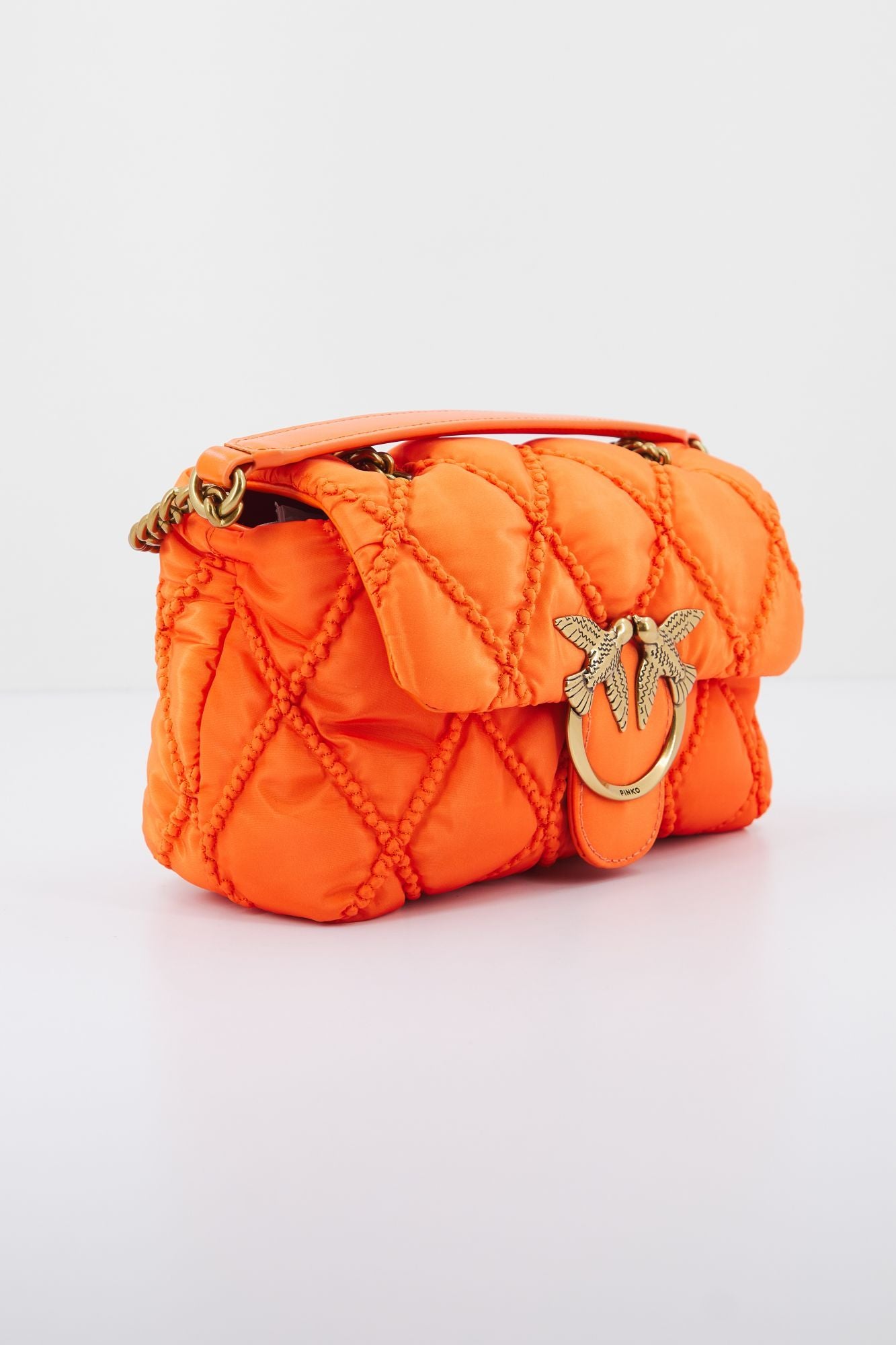 PINKO LOVE MINI PUFF CL en color NARANJA (1)