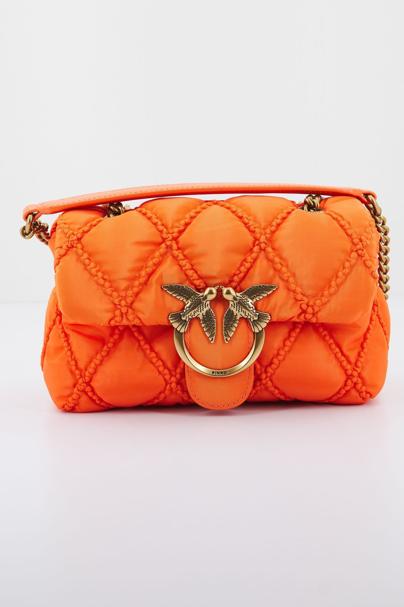 PINKO LOVE MINI PUFF CL en color NARANJA (4)