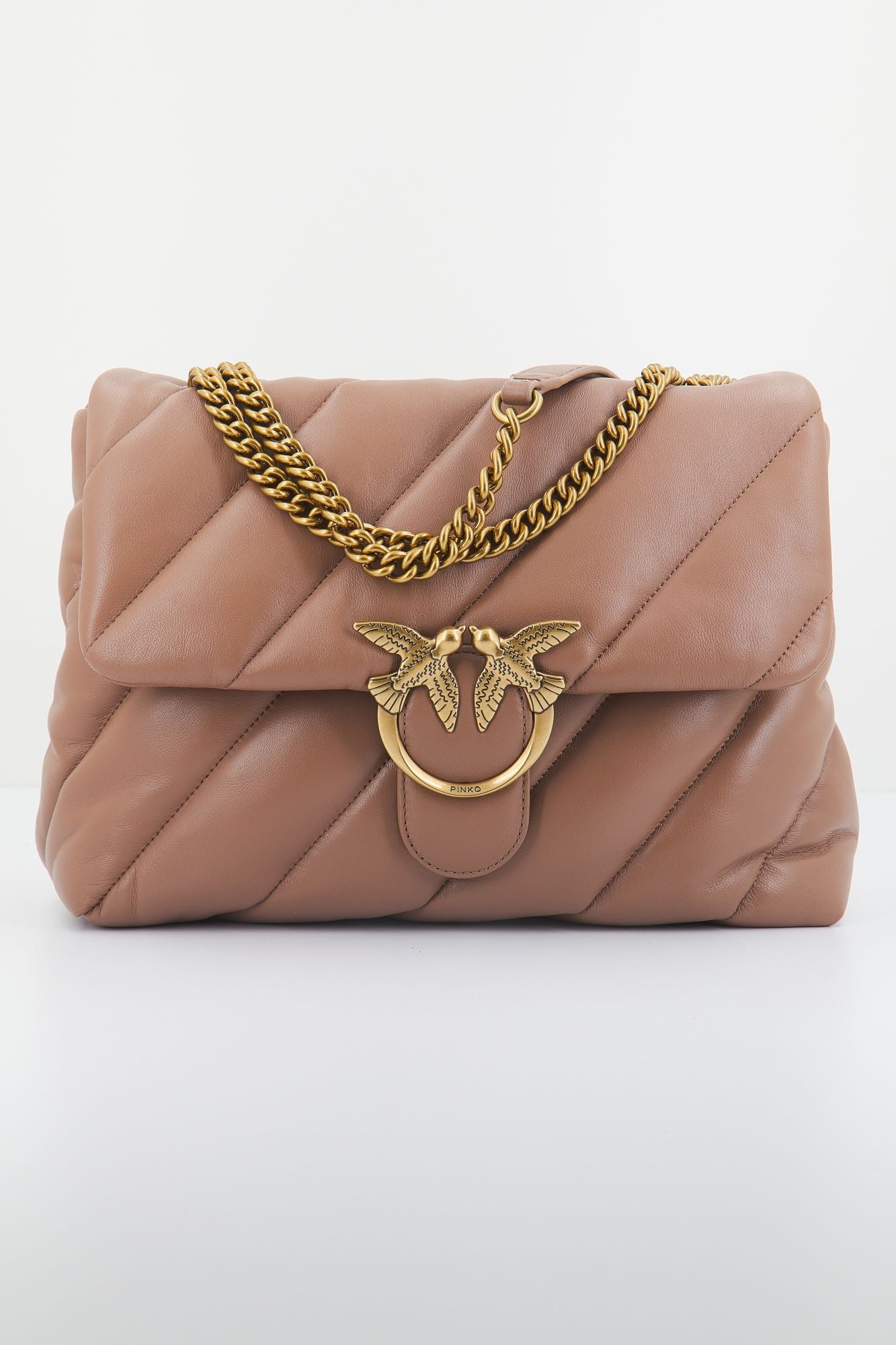 PINKO LOVE PUFF BIG CL SHEEP en color MARRON CLARO (1)