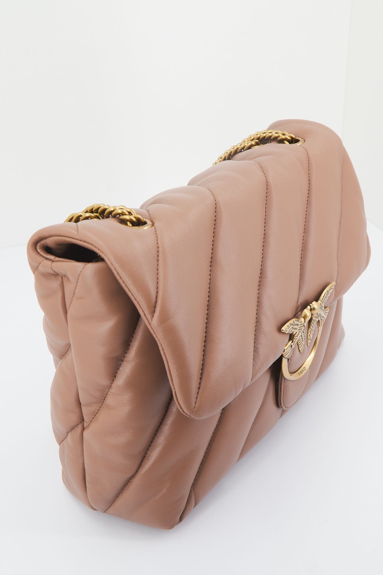 PINKO LOVE PUFF BIG CL SHEEP en color MARRON CLARO (3)