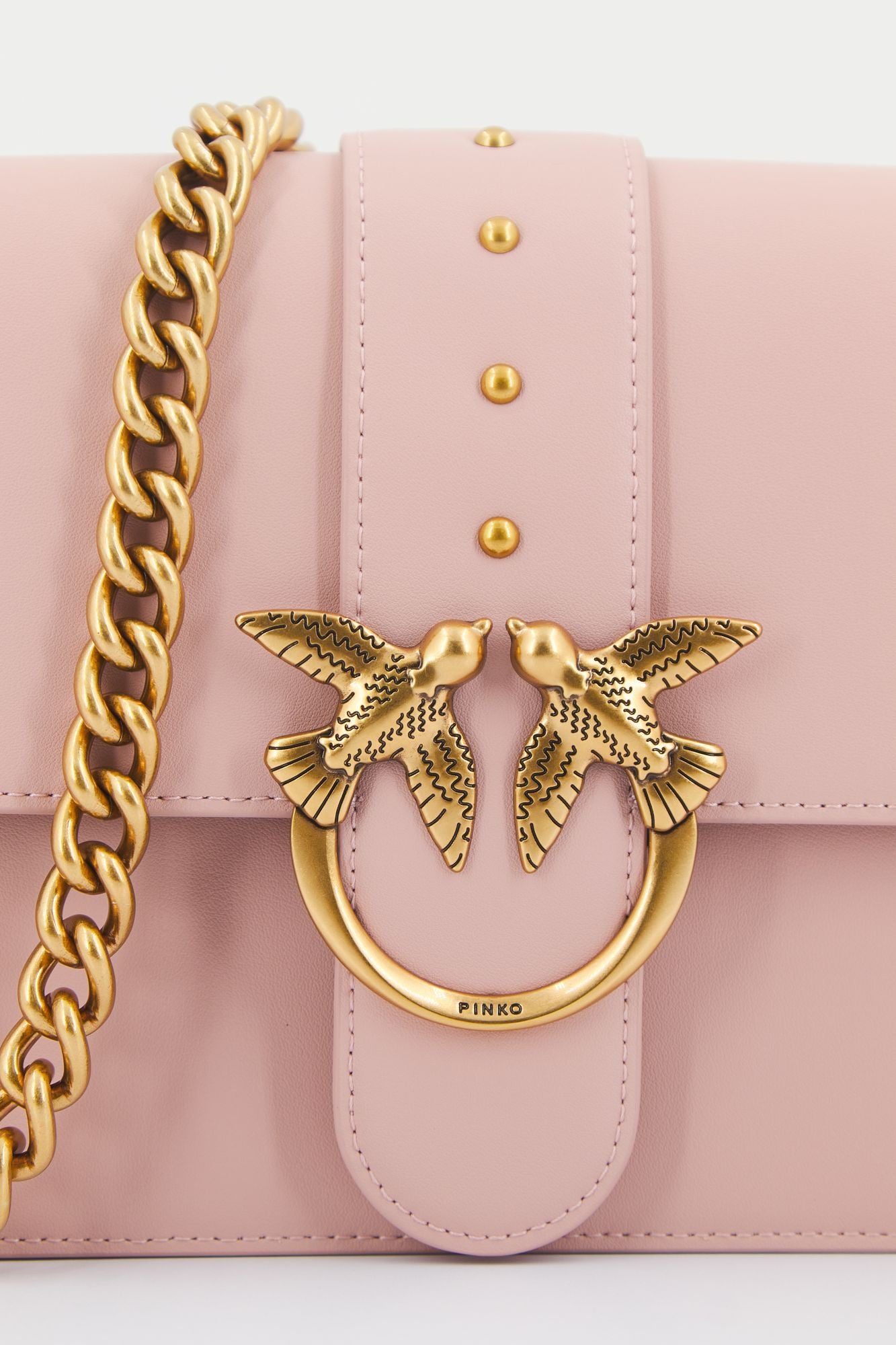 PINKO LOVE ONE CLASSIC C VITE en color NUDE (4)