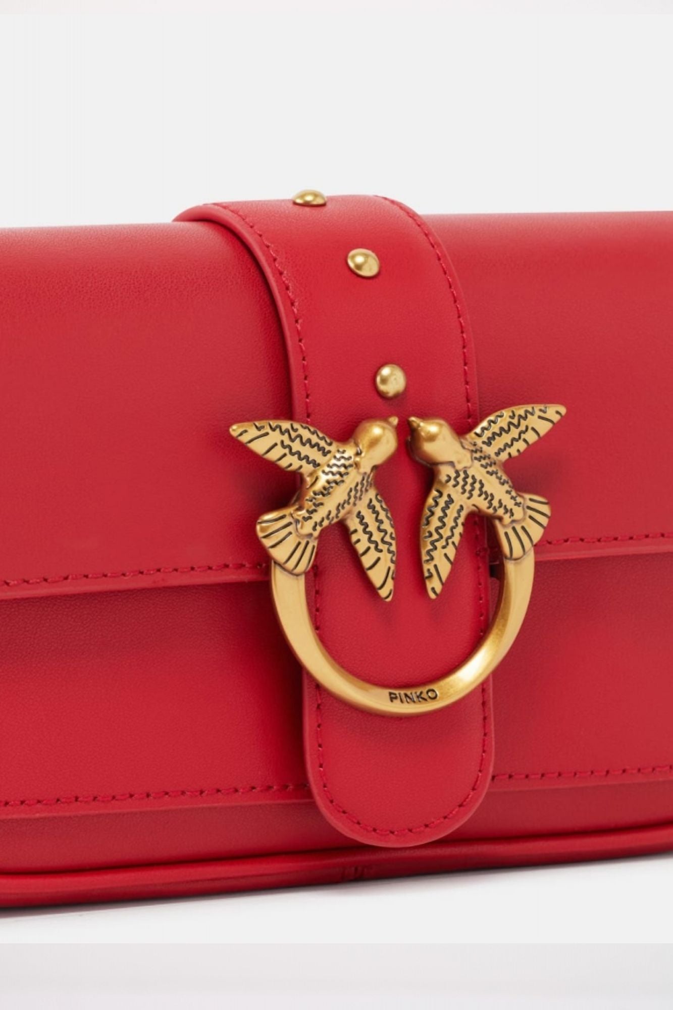 PINKO LOVE ONE POCKET C  en color ROJO (3)