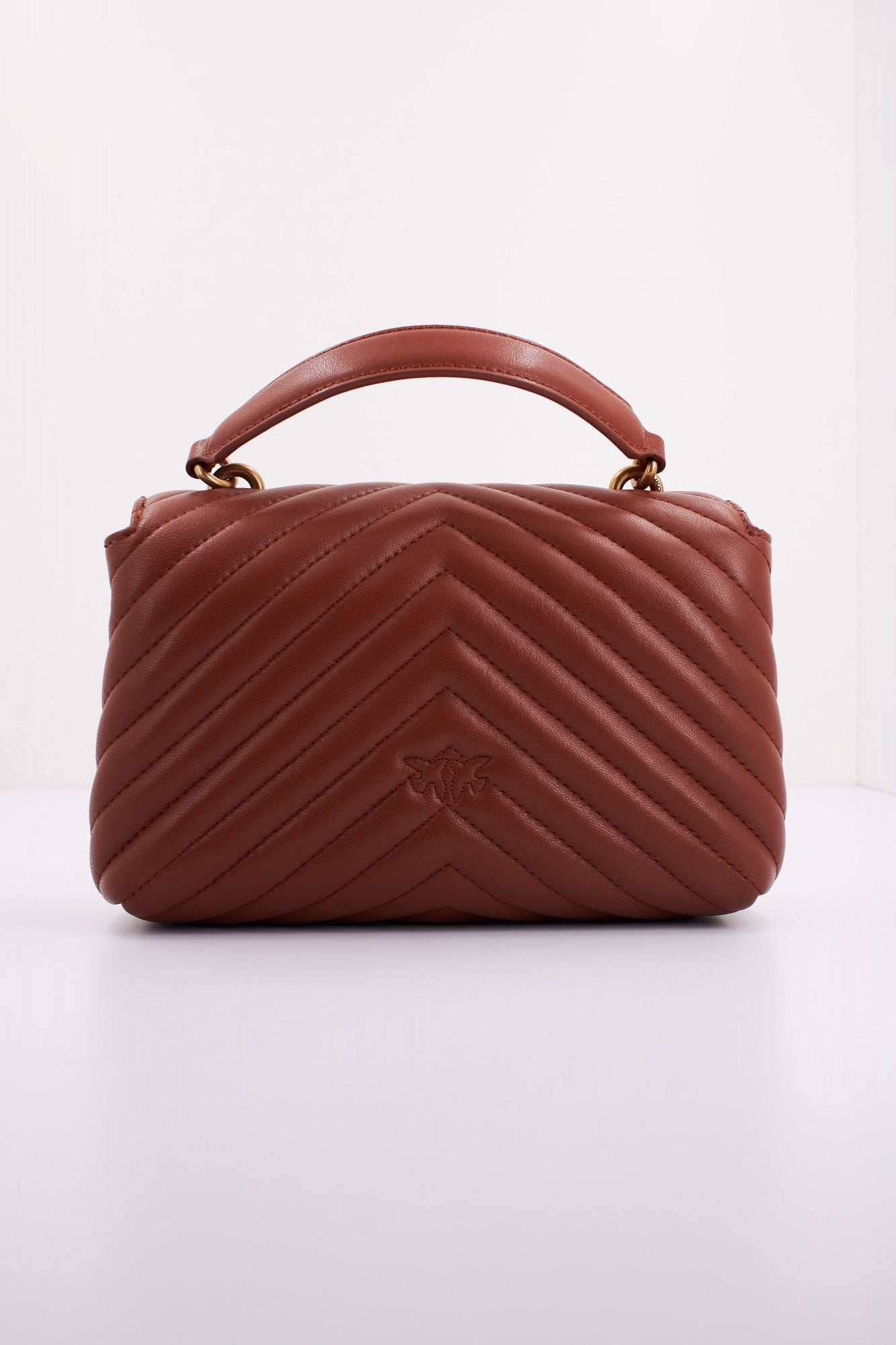 PINKO  LOVE LADY PUFF MINI CL en color MARRON (3)