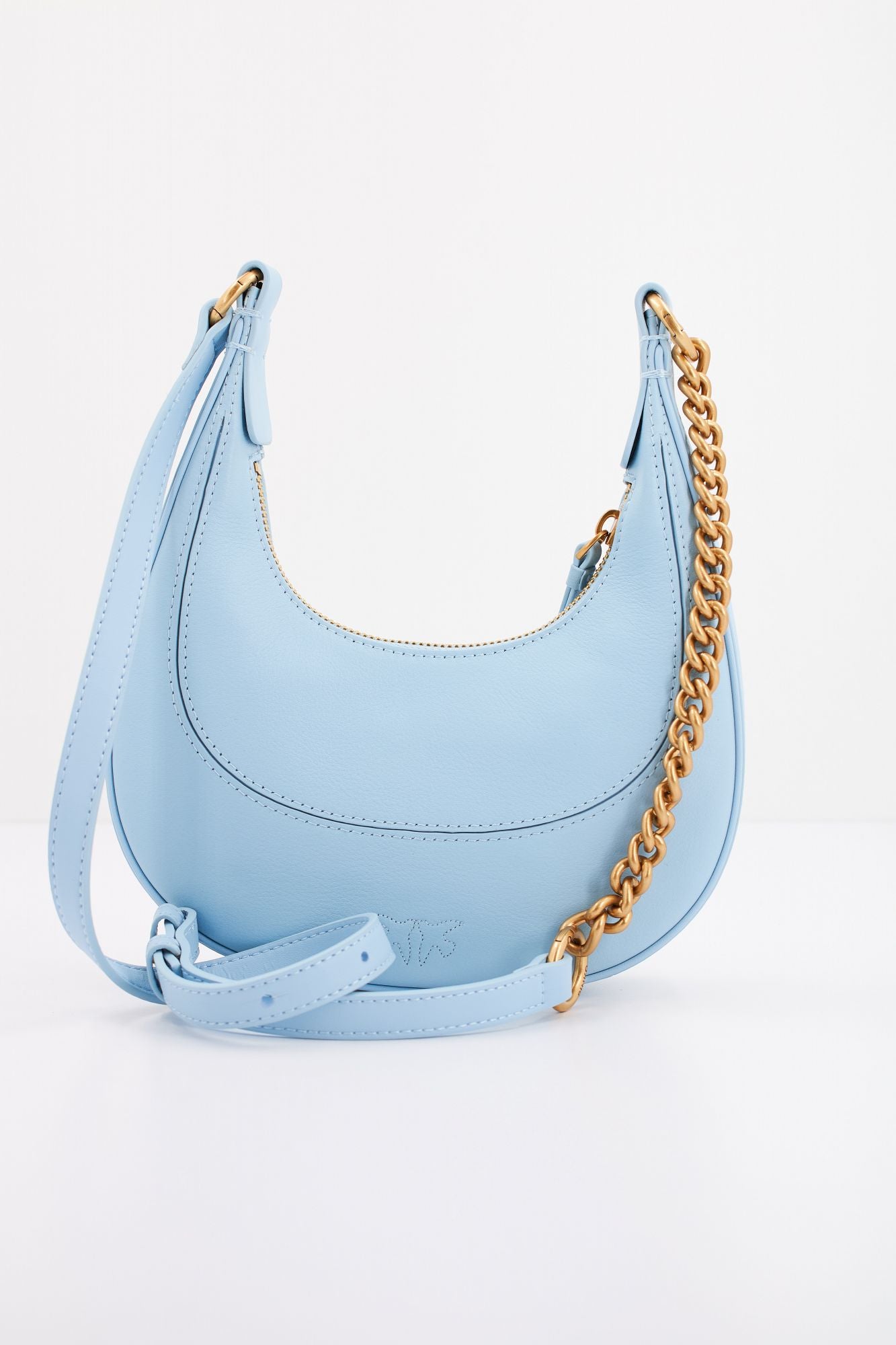 PINKO BRIOCHE HOBO MINI en color AZUL (3)