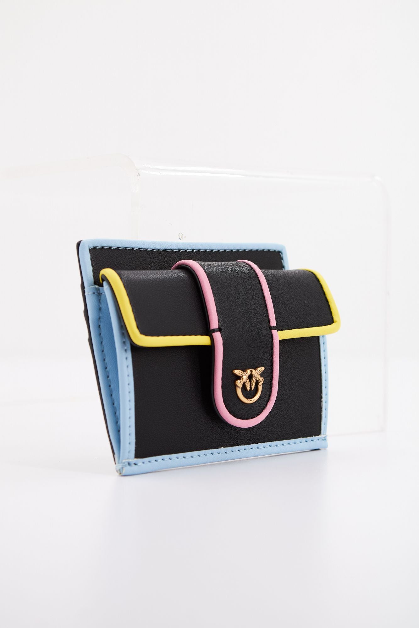 PINKO CARD HOLDER POCKET en color NEGRO (2)