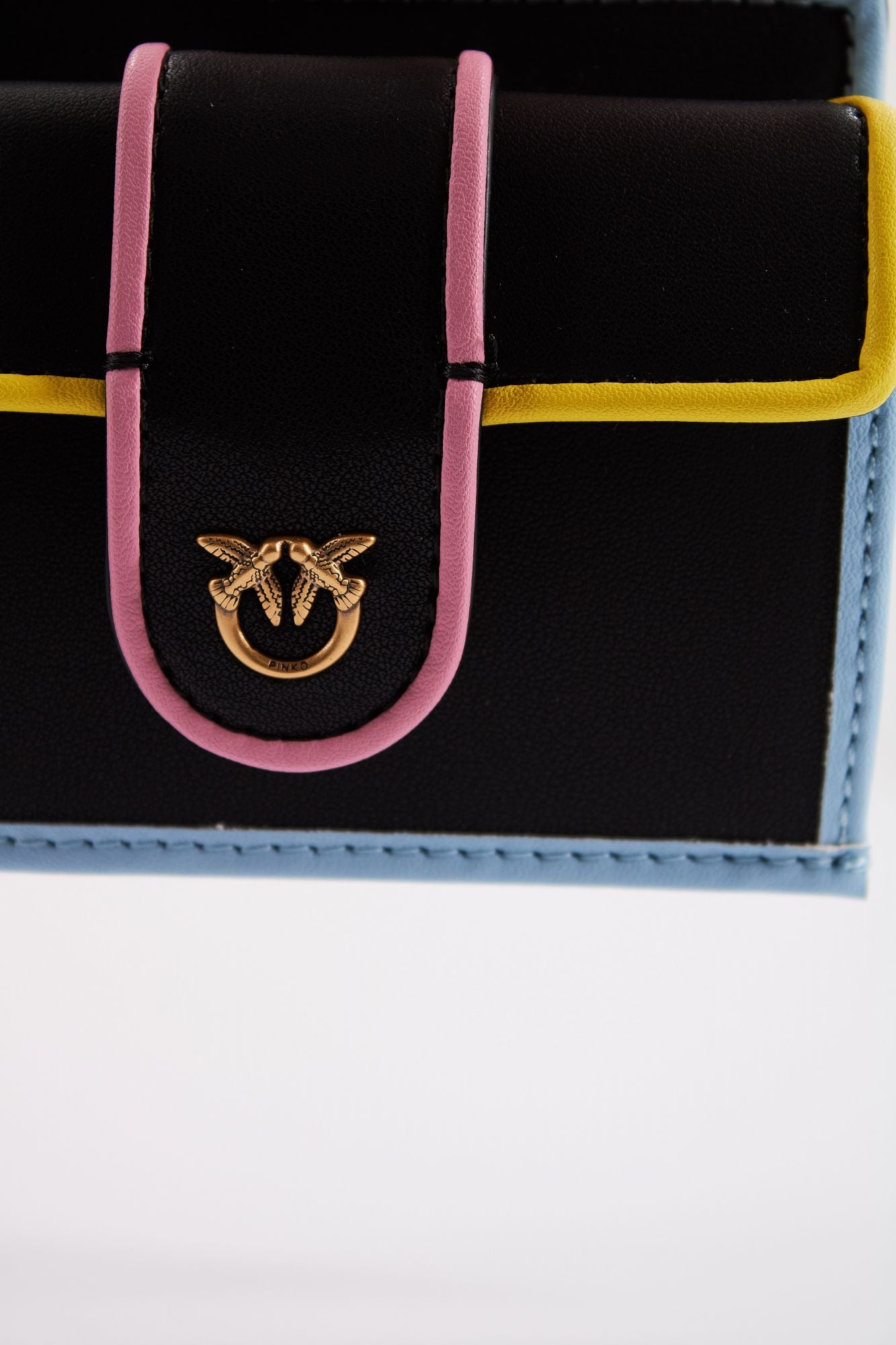 PINKO CARD HOLDER POCKET en color NEGRO (4)