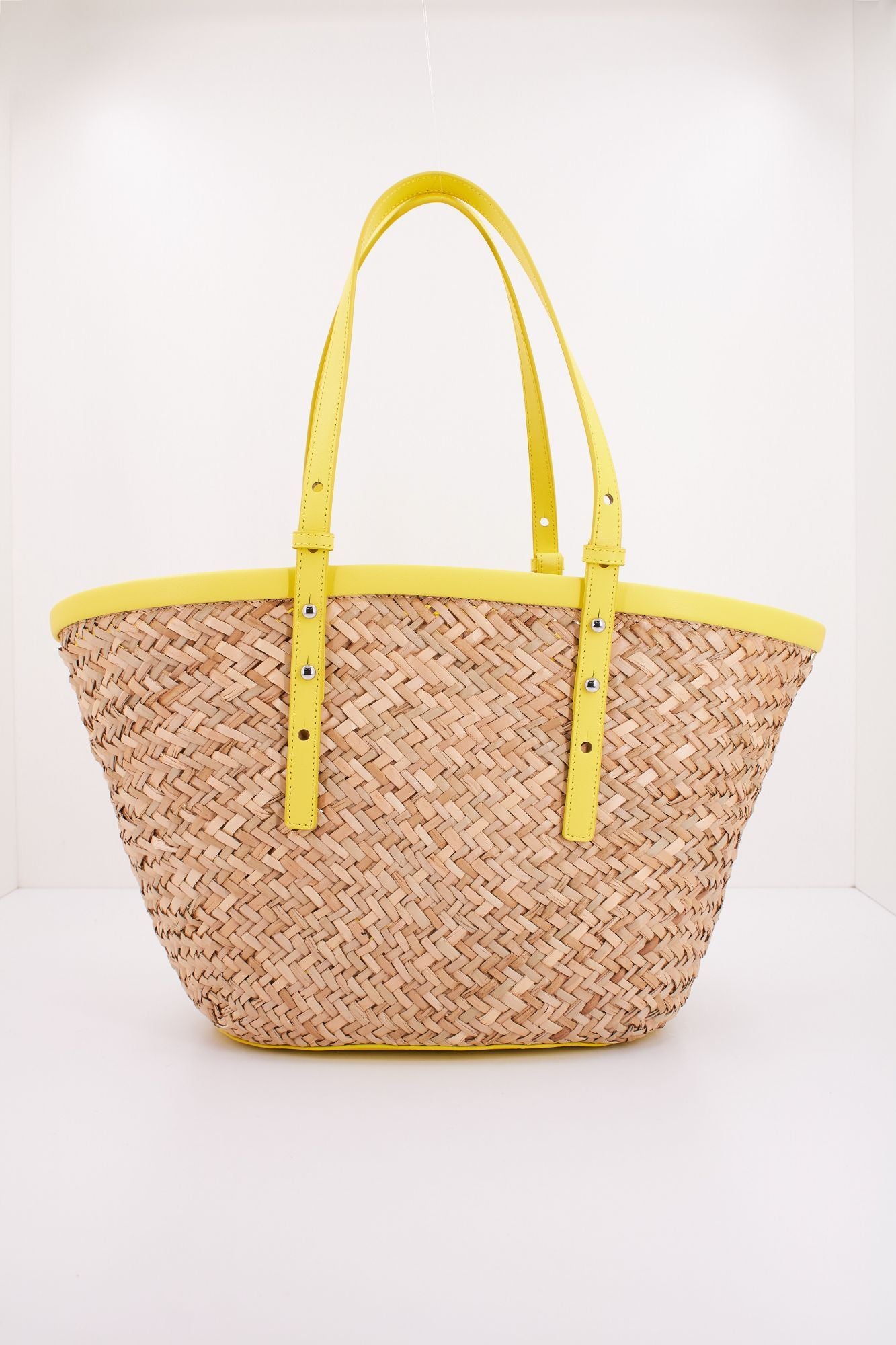 PINKO  LOVE SUMMER BASKET en color AMARILLO (3)
