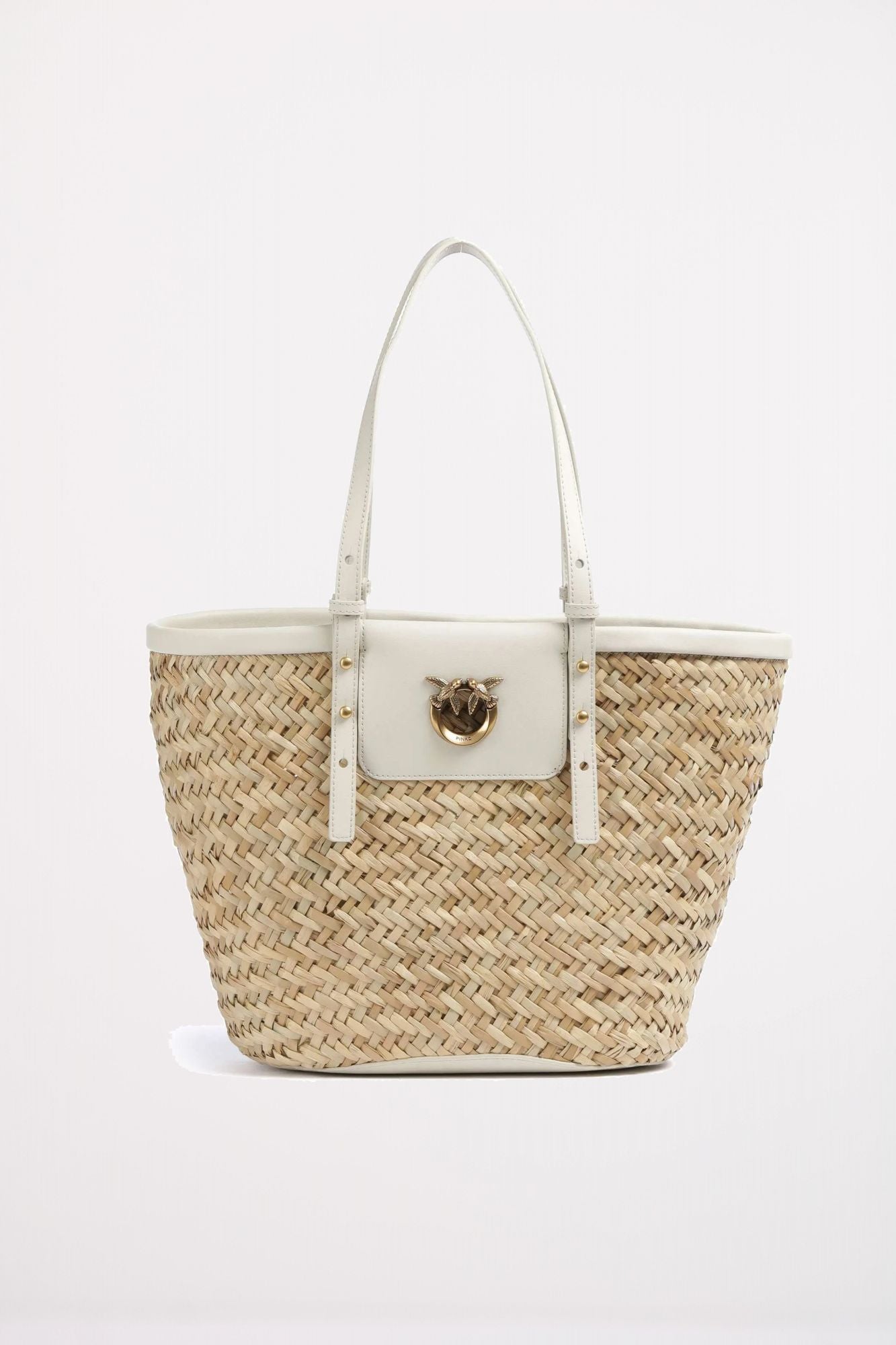 PINKO LOVE SUMMER BASKET en color BLANCO (1)