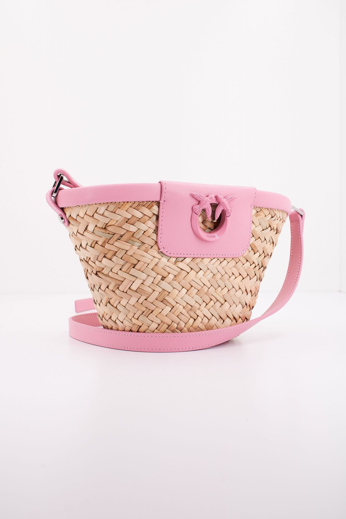 PINKO  LOVE SUMMER BUCKET en color ROSA (2)