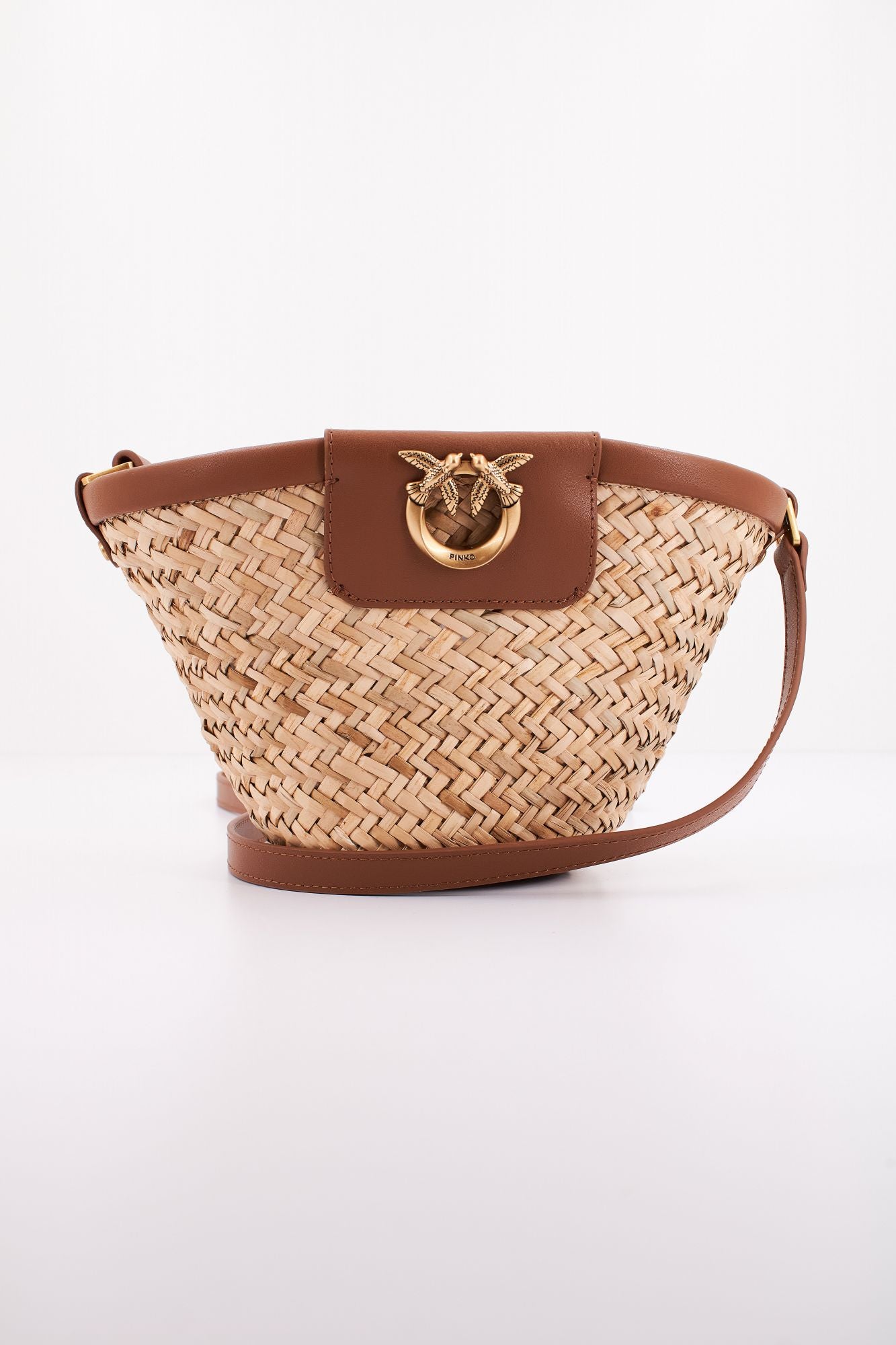 PINKO  LOVE SUMMER BUCKET en color MARRON (1)