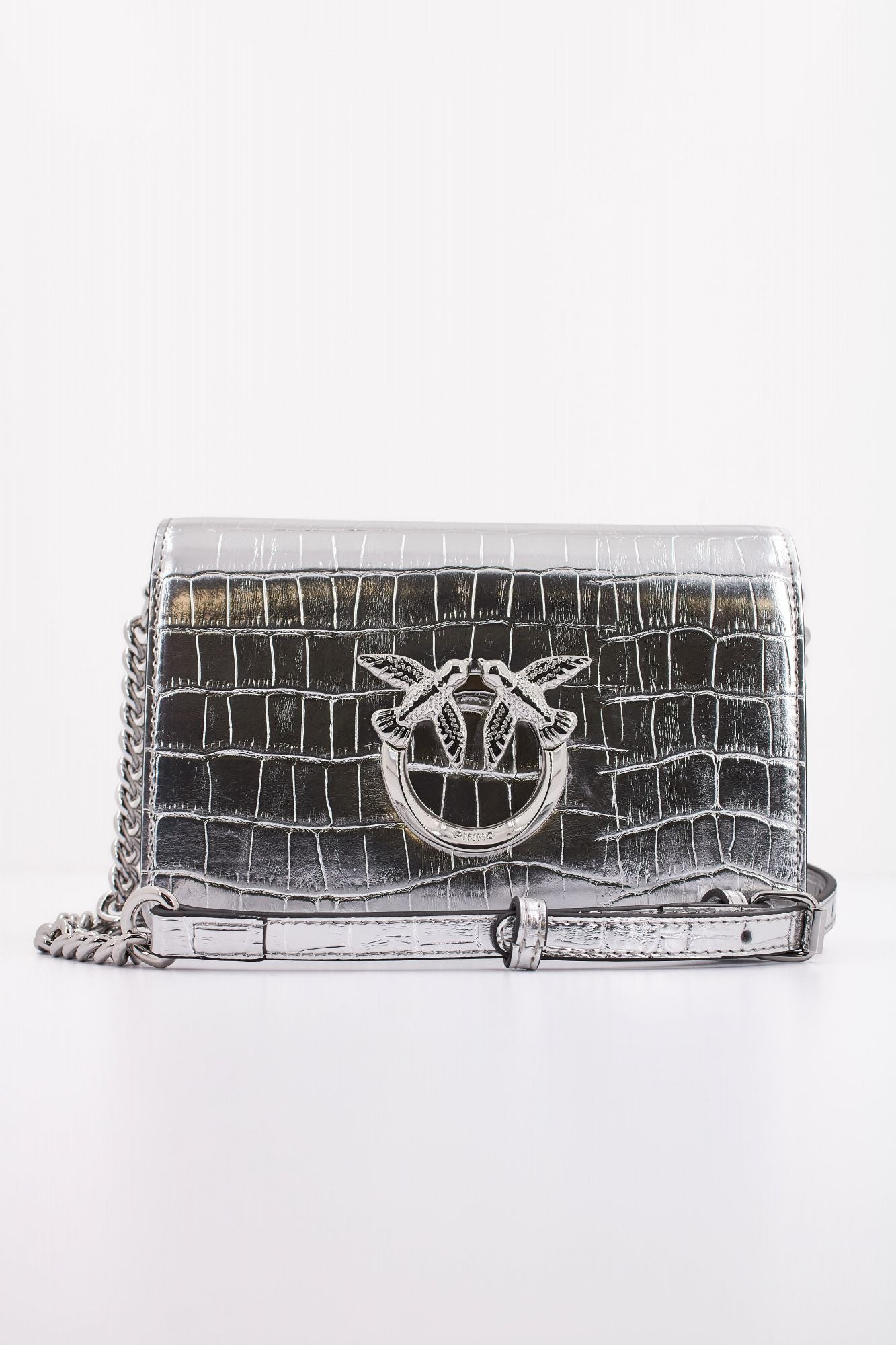 PINKO LOVE CLICK MINI en color PLATA (1)