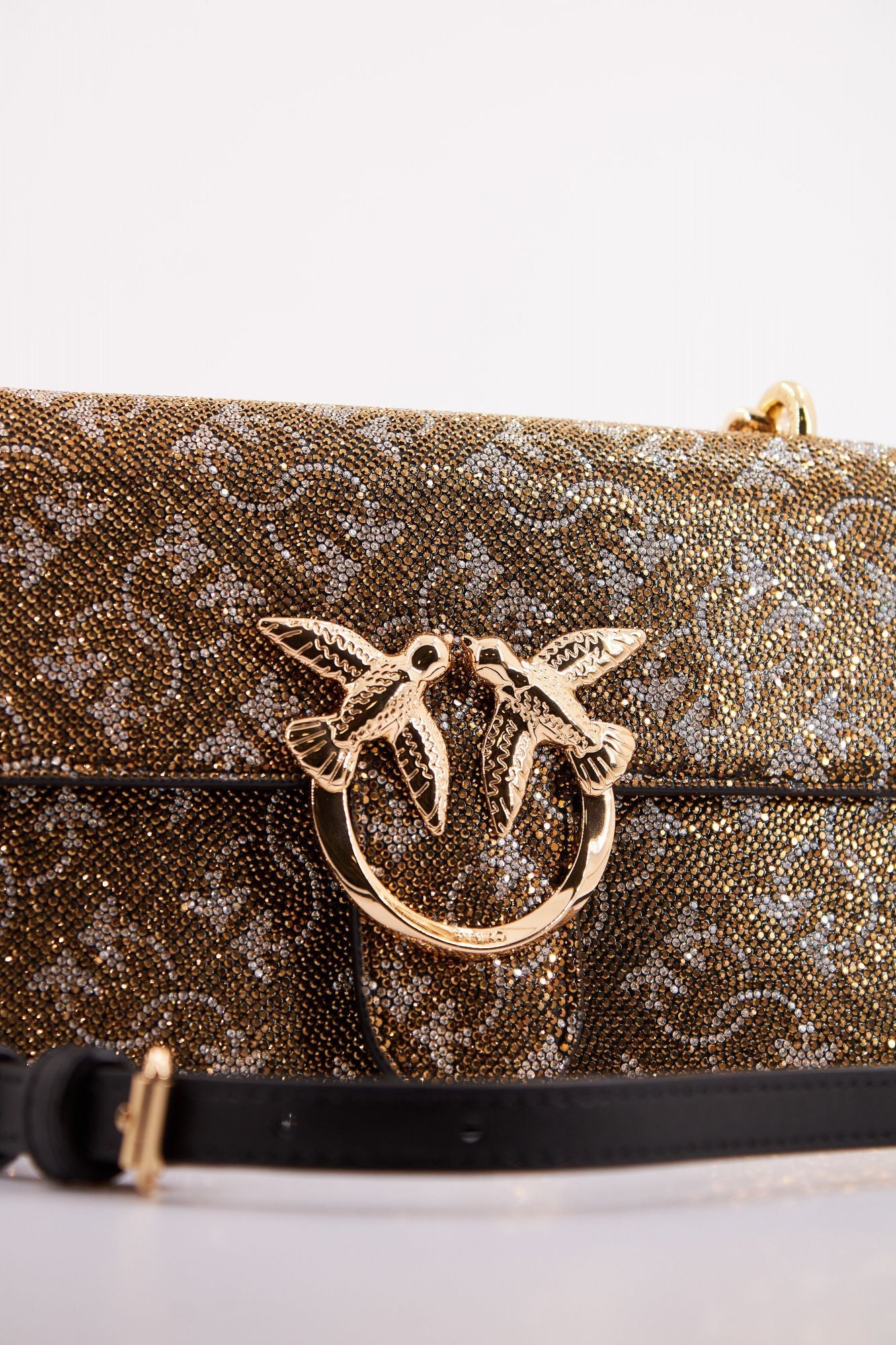 PINKO  LOVE ONE MINI LIGHT CL en color ORO (4)