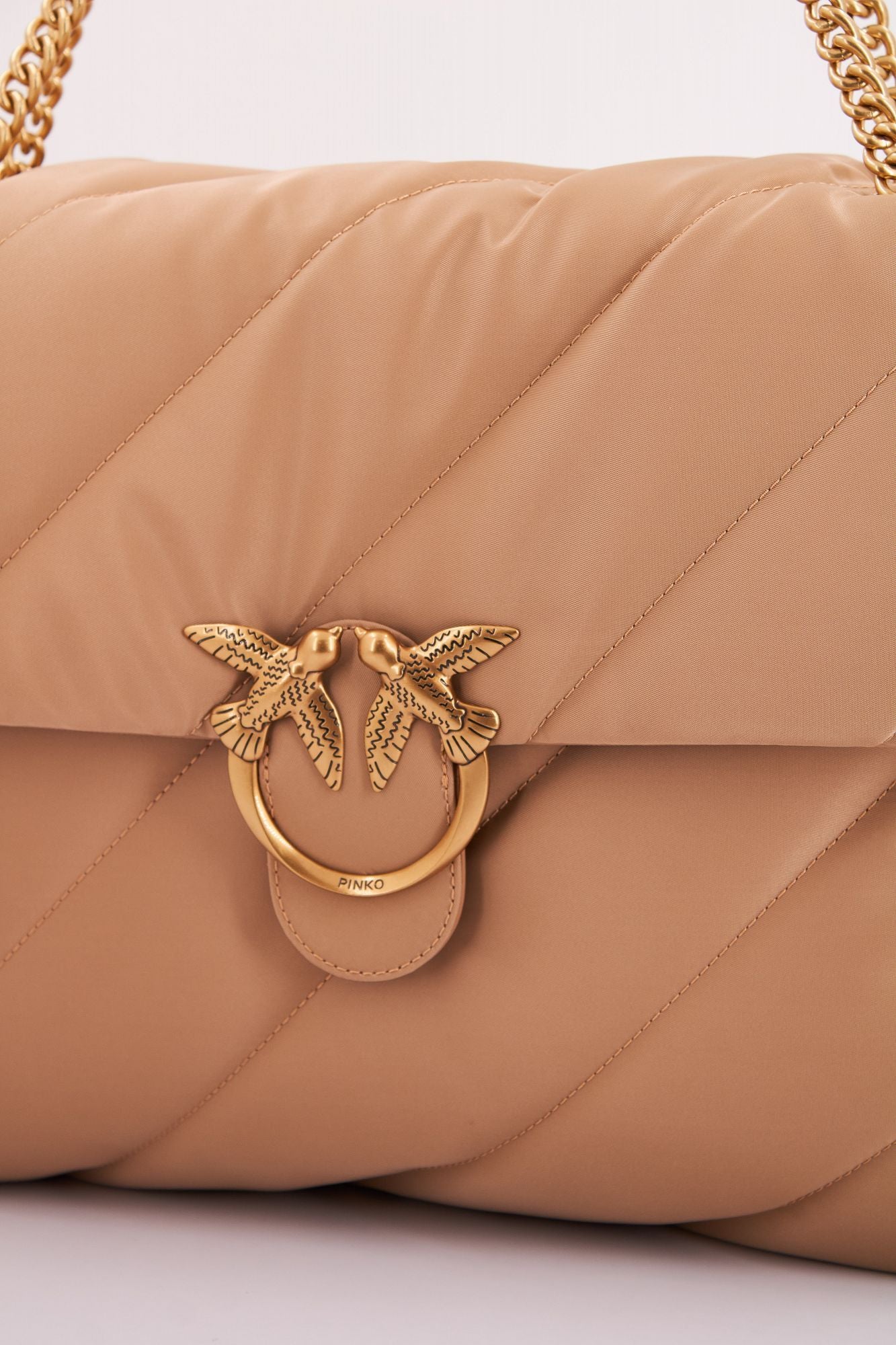 PINKO  LOVE PUFF EXTRA CL en color MARRON CLARO (4)