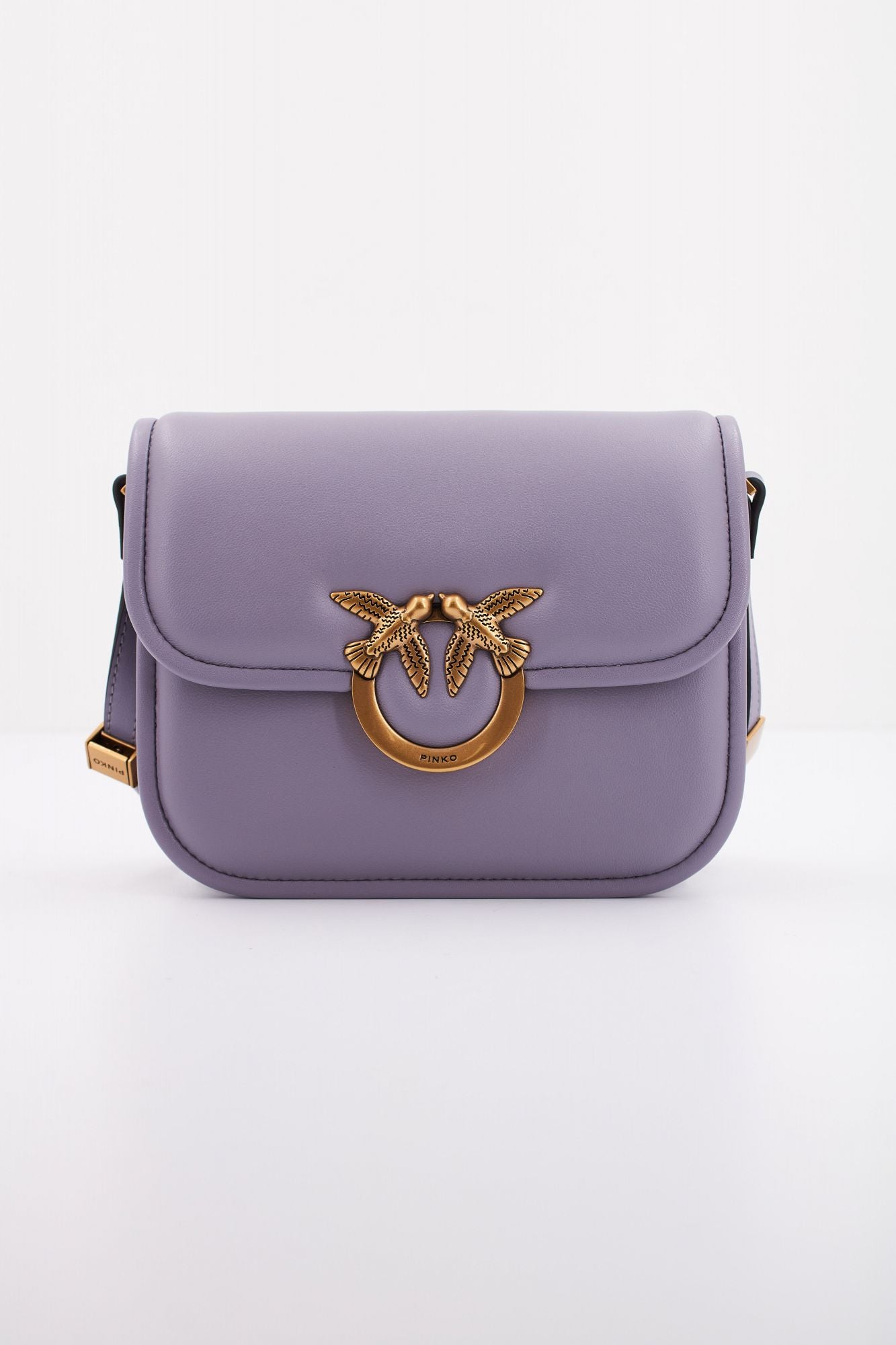 PINKO  LOVE BOX BAG FL M en color VIOLETA (1)
