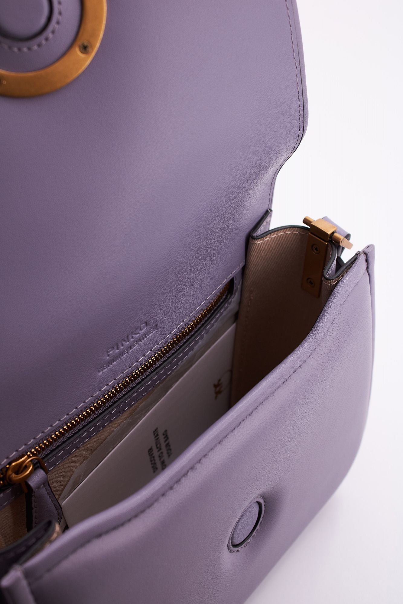 PINKO  LOVE BOX BAG FL M en color VIOLETA (4)