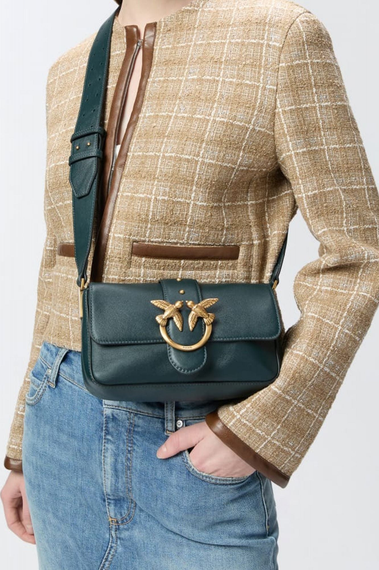 PINKO  LOVE ONE MINI SLO en color VERDE (1)