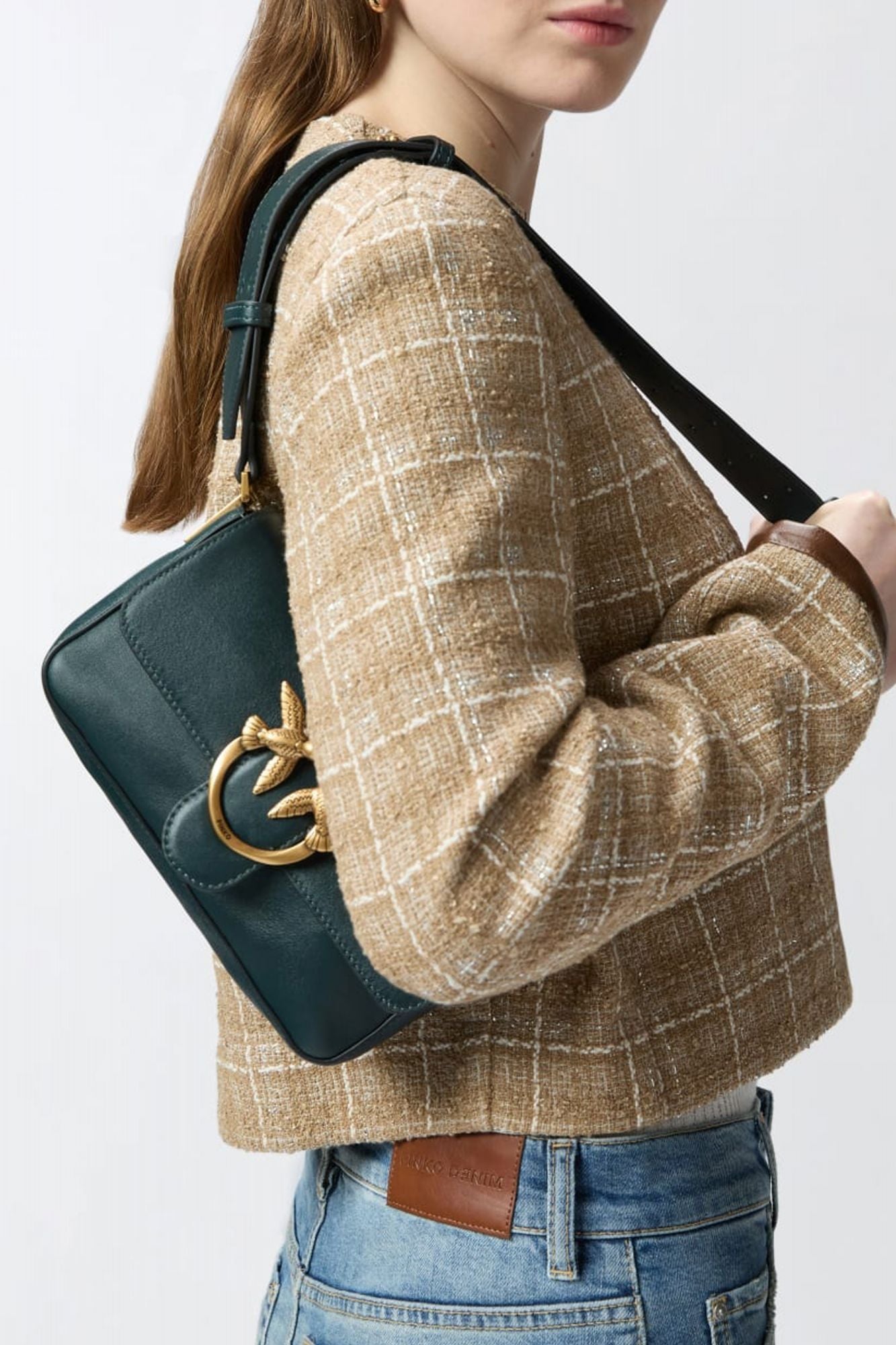 PINKO  LOVE ONE MINI SLO en color VERDE (4)