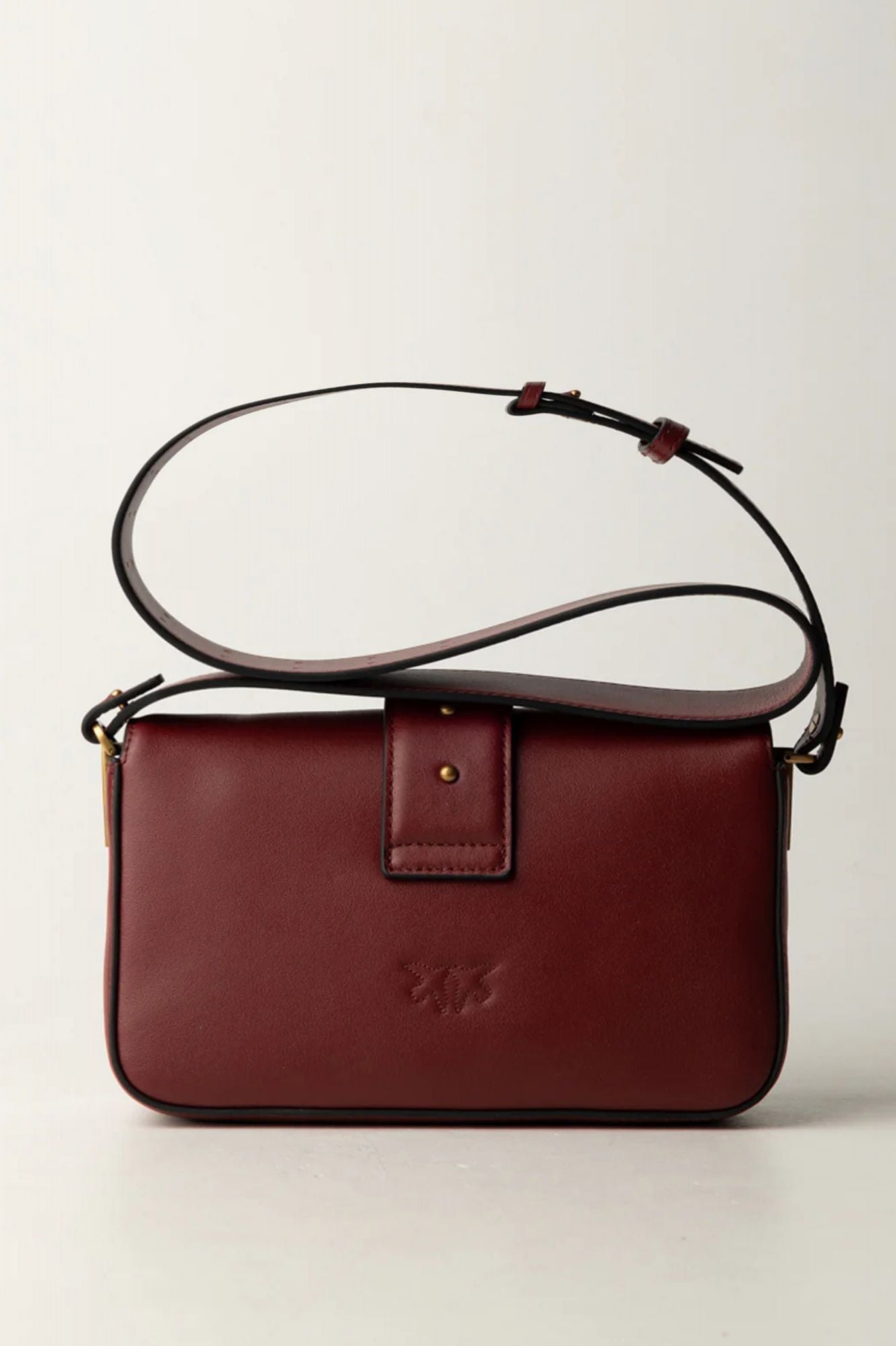 PINKO LOVE ONE MINI SLO en color BURDEOS (3)