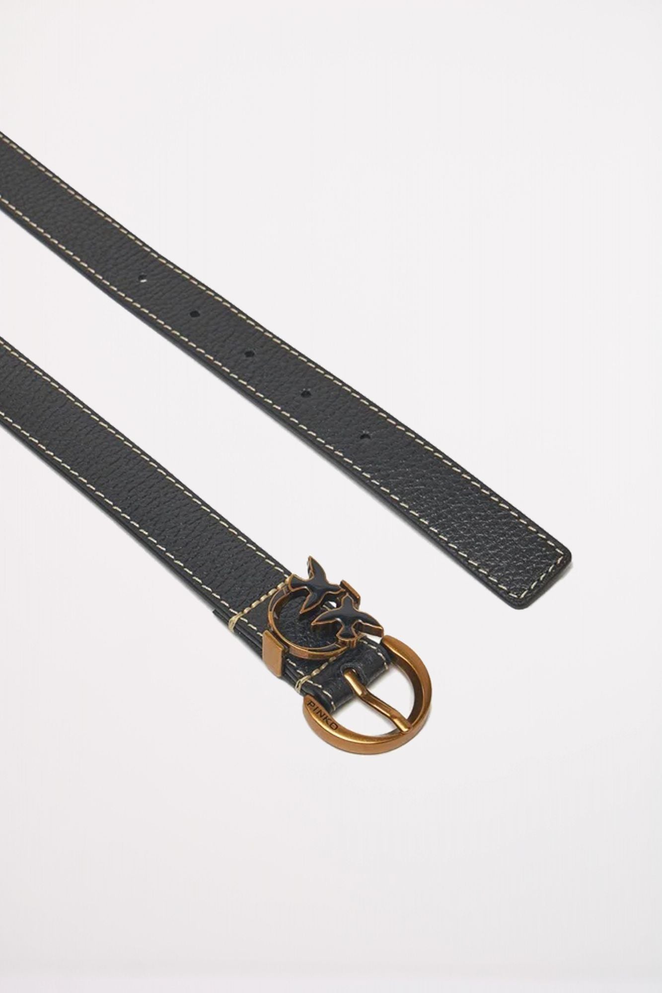 PINKO TAMBORIL H2,5 BELT en color NEGRO (3)