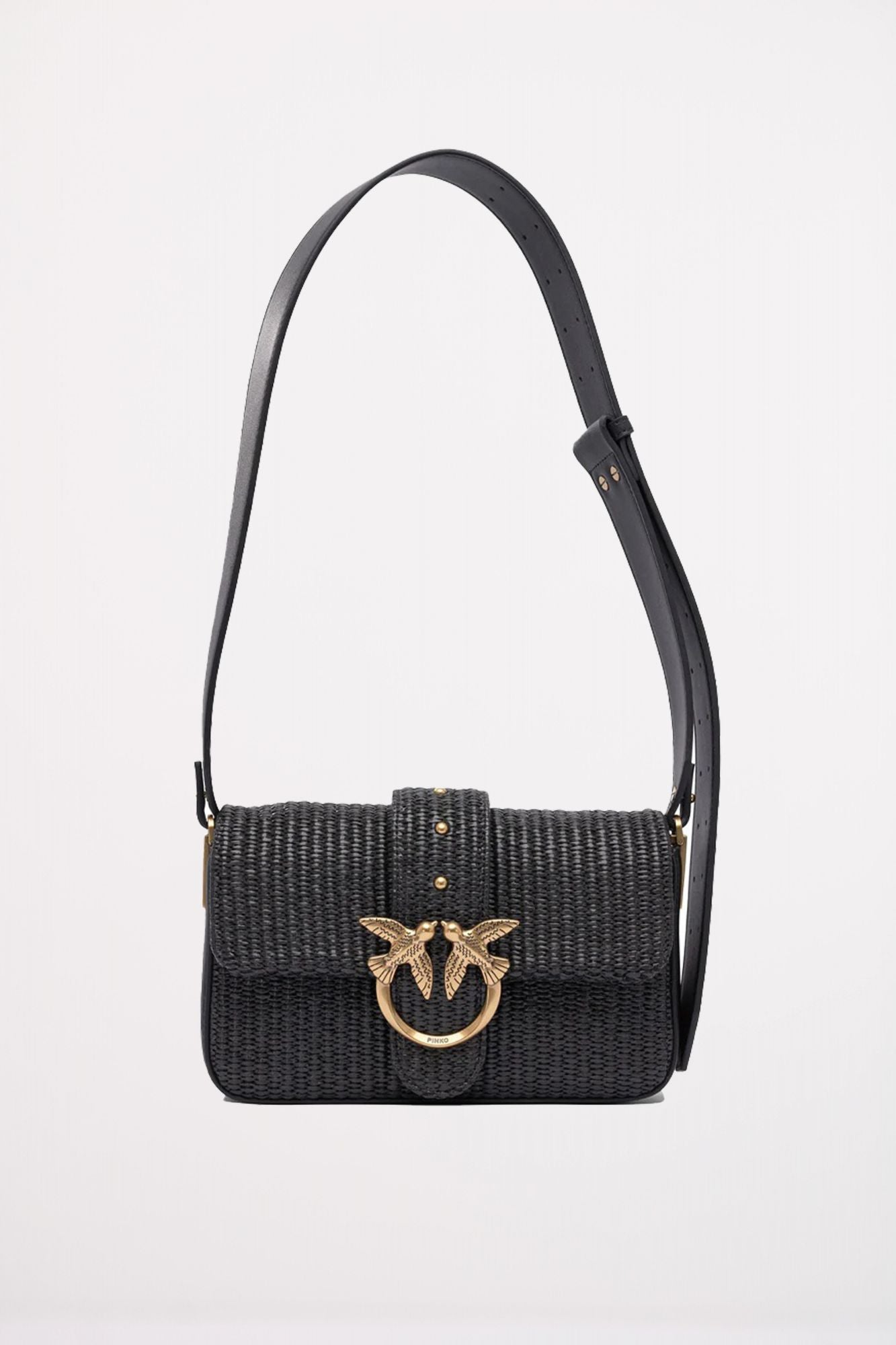 PINKO LOVE ONE MINI SLOUCHY en color NEGRO (1)