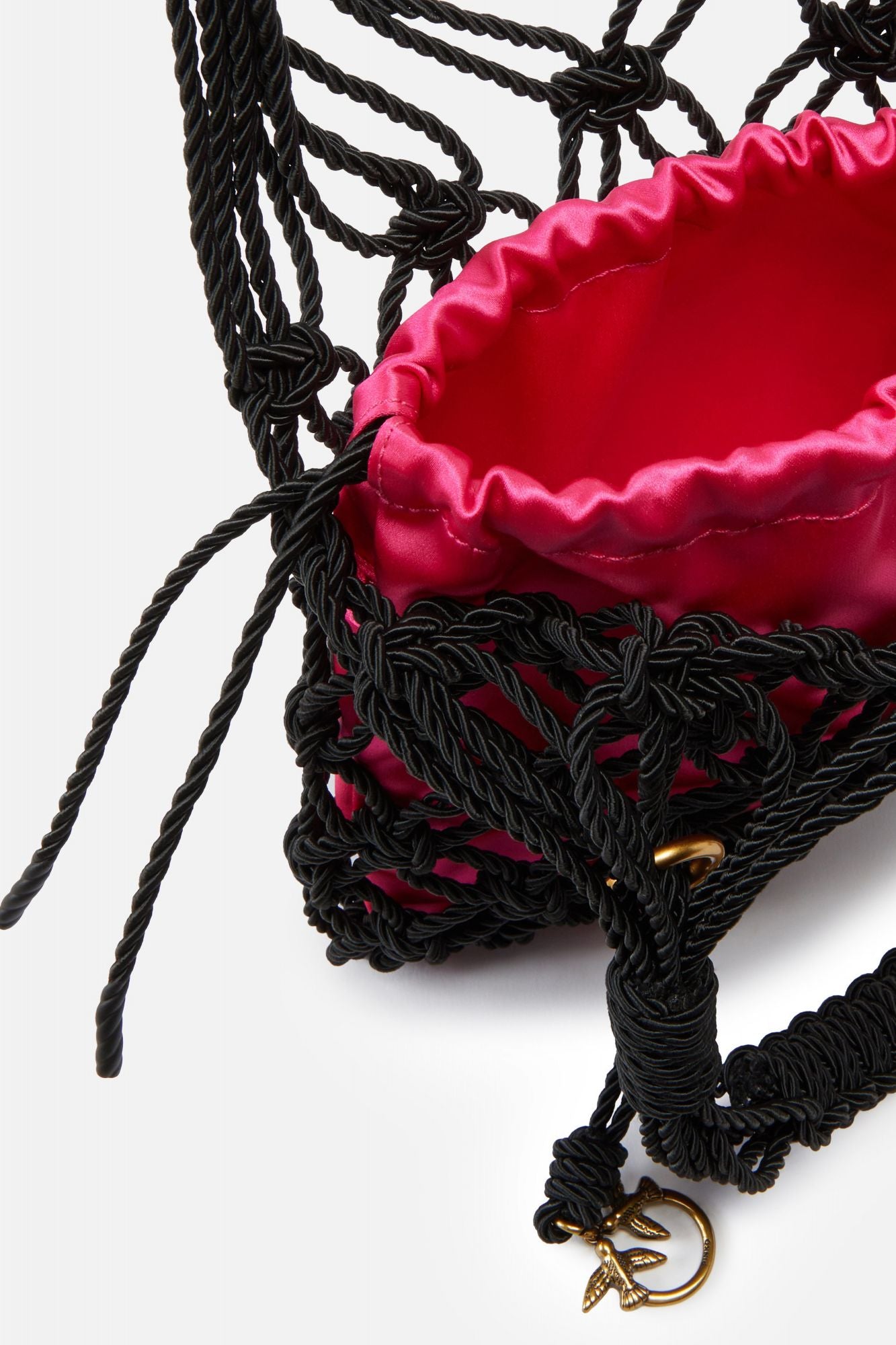 PINKO HANDBAG MINI en color NEGRO (3)