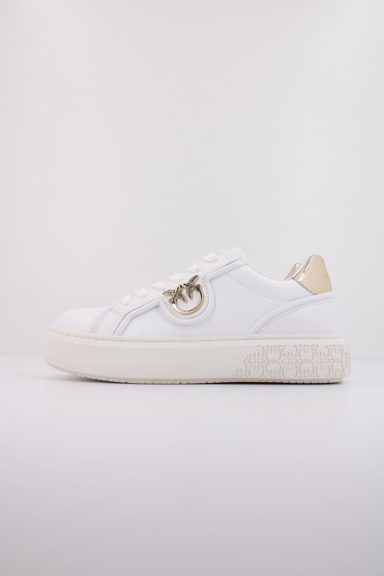 PINKO YOKO 06 LEATHER en color BLANCO (1)