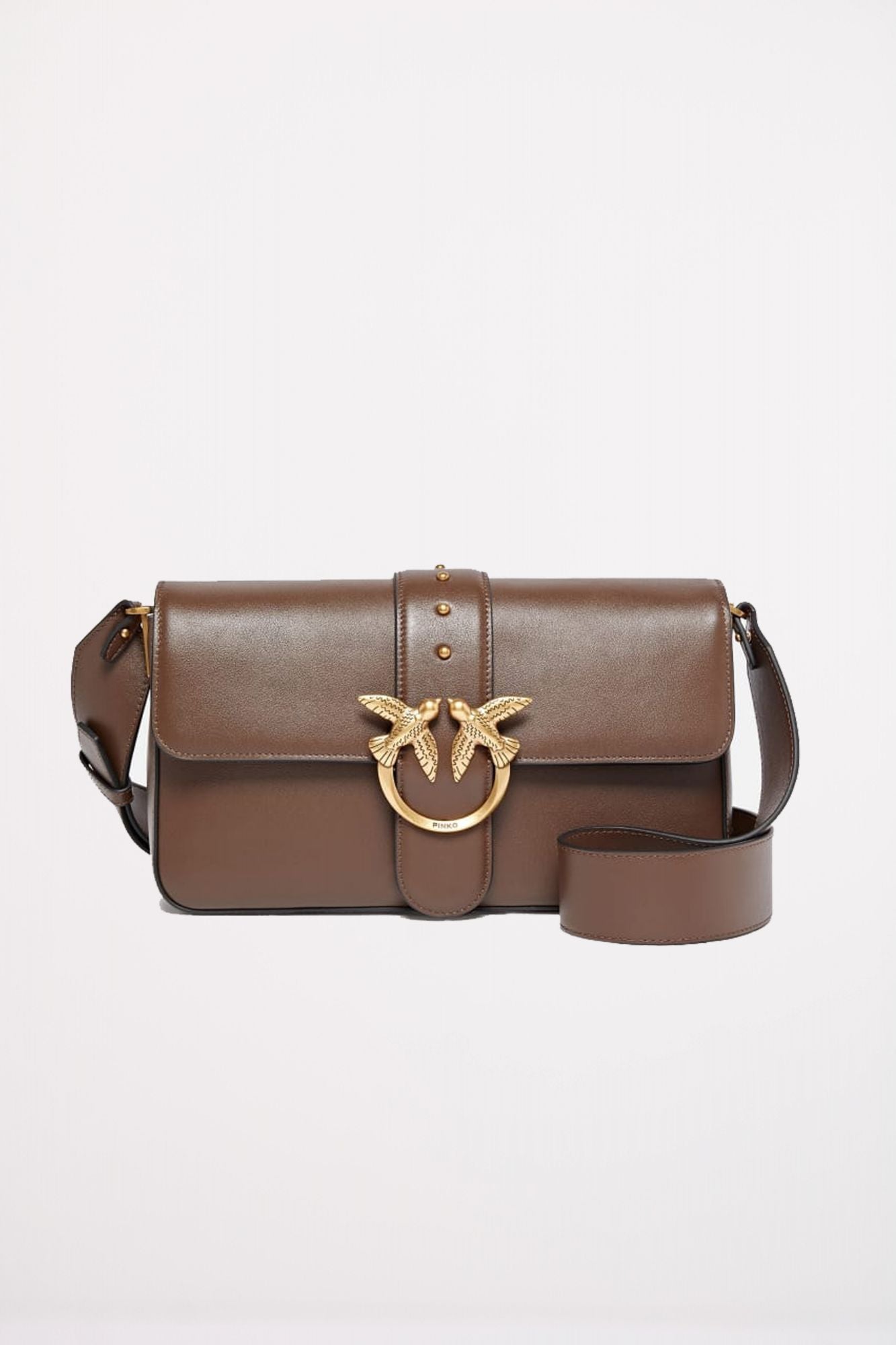 PINKO LOVE ONE MINI SLOUCHY en color MARRON (1)