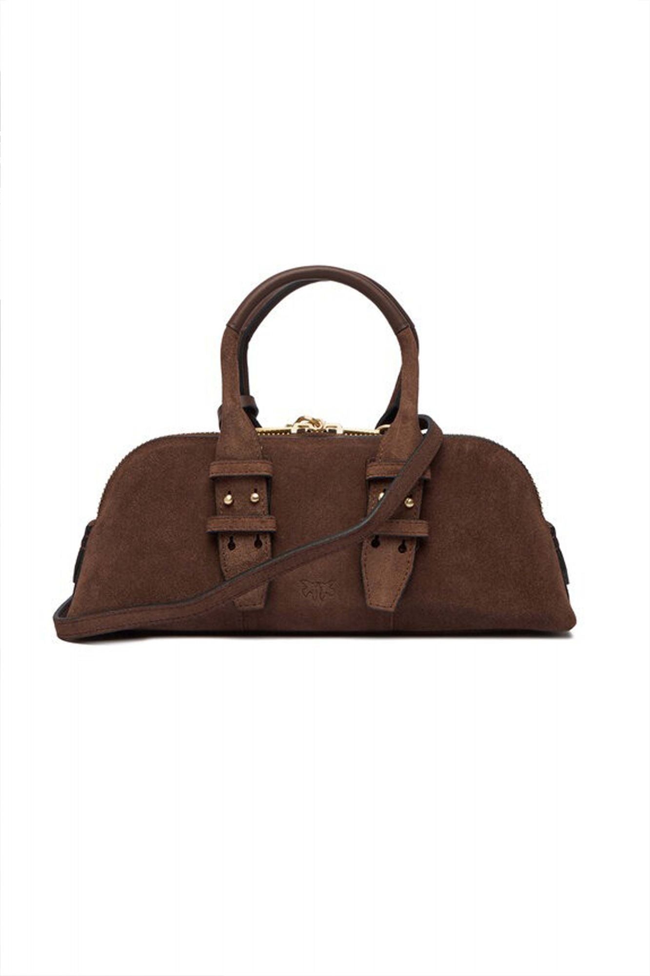 PINKO BOWLING BAG BAGUETTE SU en color MARRON (2)