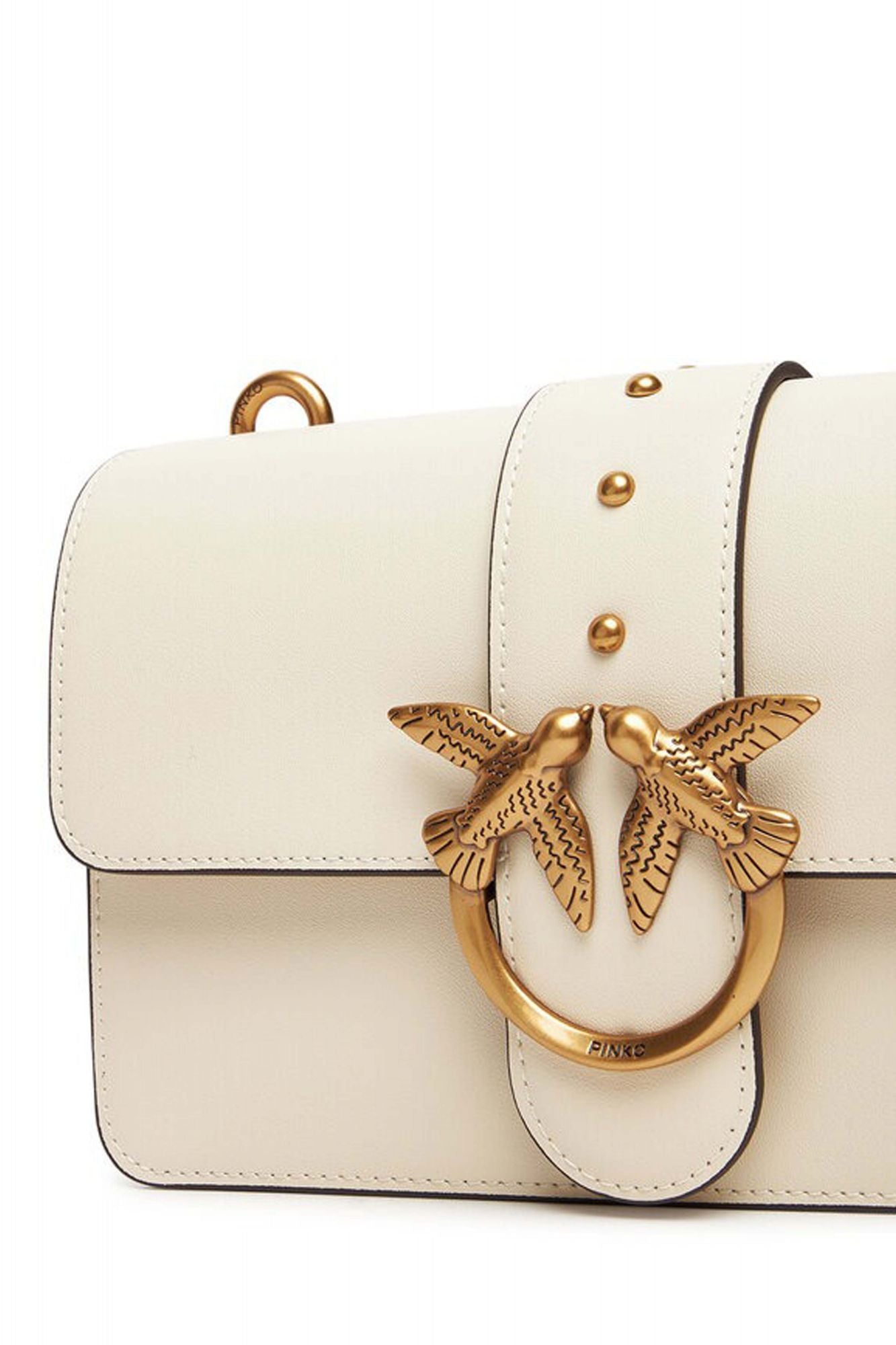 PINKO LOVE ONE MINI ST. CL VI en color BEIS (5)
