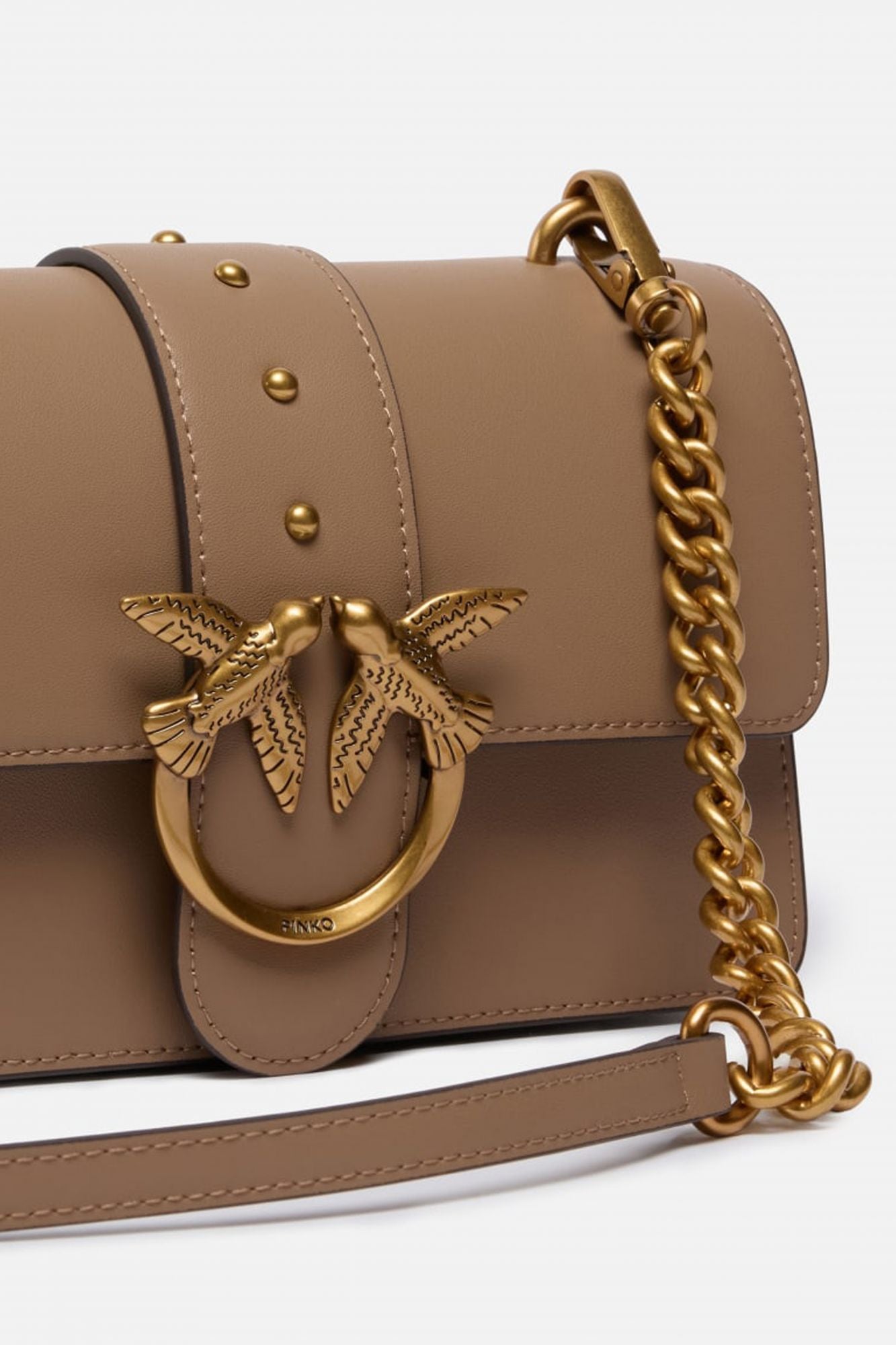 PINKO A0F1 LOVE ONE MINI ST. CL VI en color MARRON (4)