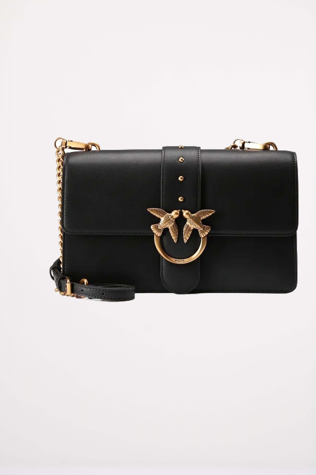 PINKO LOVE ONE MINI ST. CL VI en color NEGRO (1)