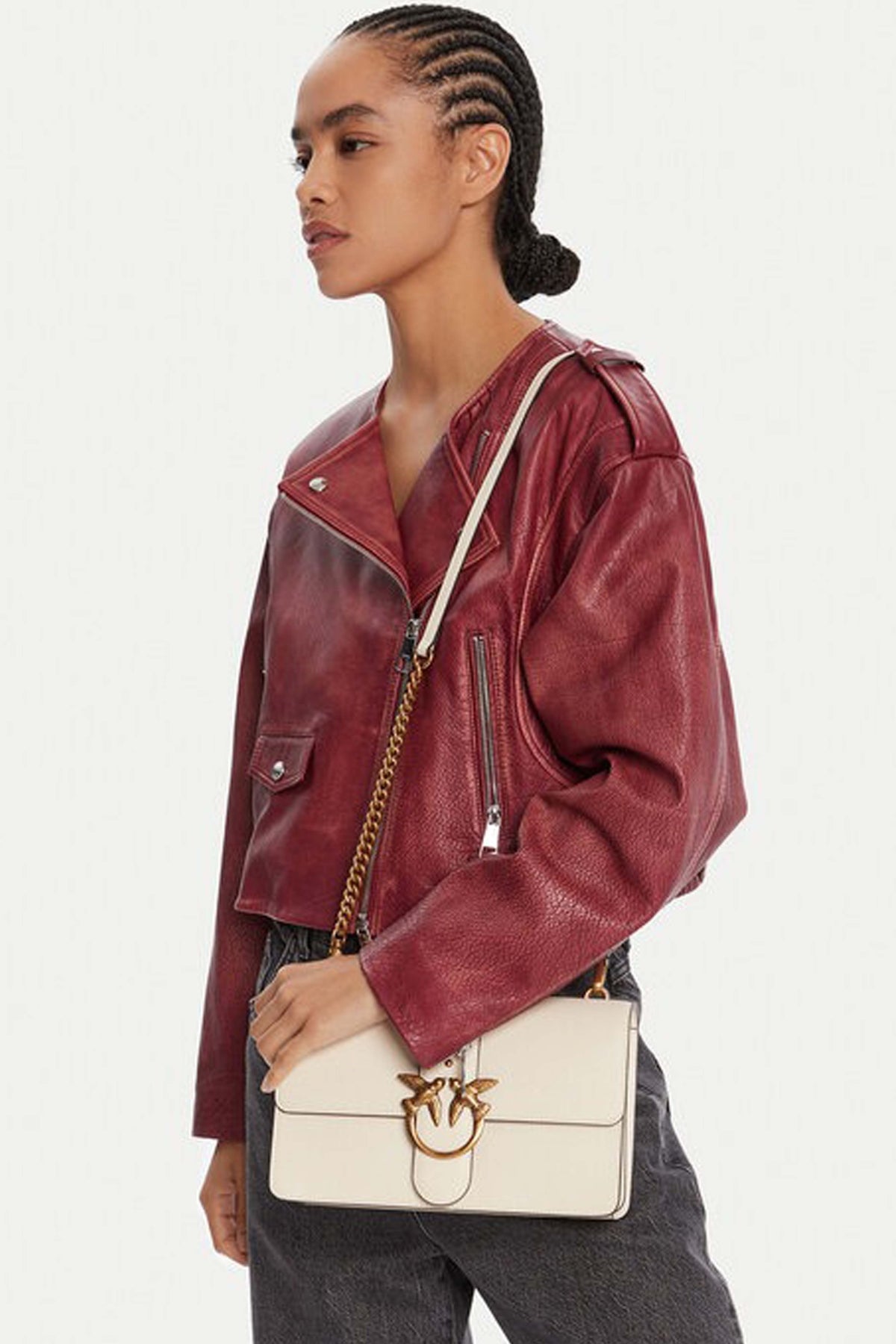 PINKO  LOVE ONE CLASSIC ST. CL  en color BEIS (1)