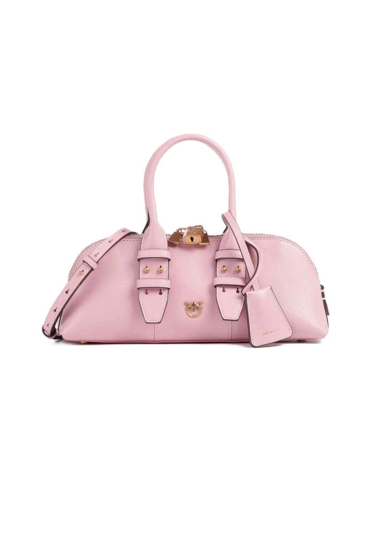 PINKO  BOWLING BAG BAGUETTE  en color ROSA (2)