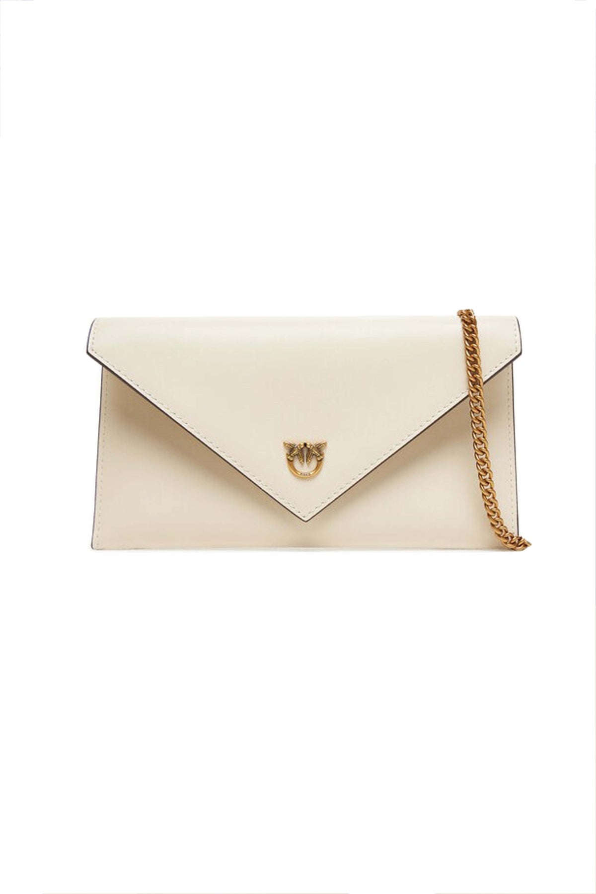 PINKO FLAT PURSE MINI en color BEIS (2)