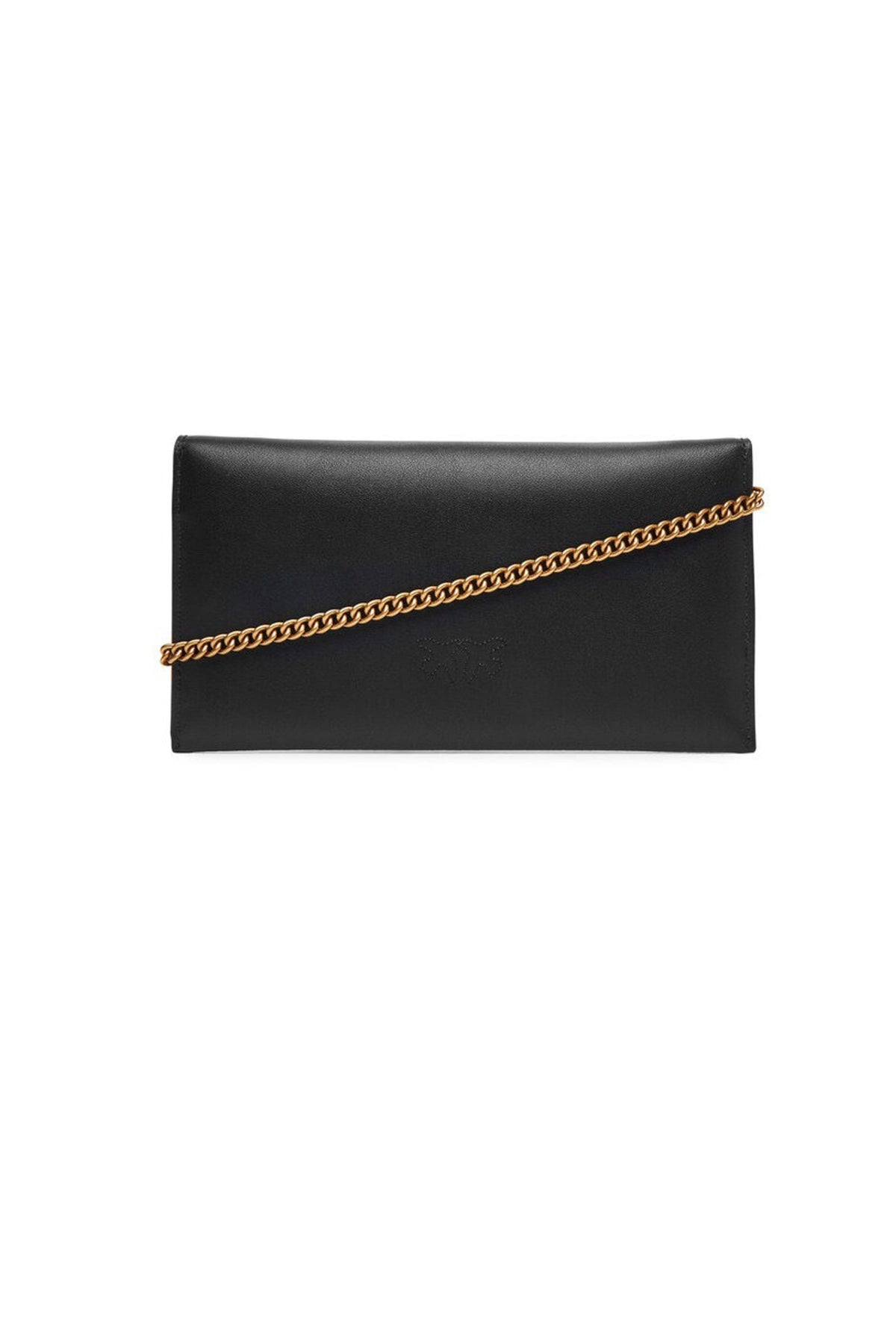 PINKO FLAT PURSE MINI en color NEGRO (2)