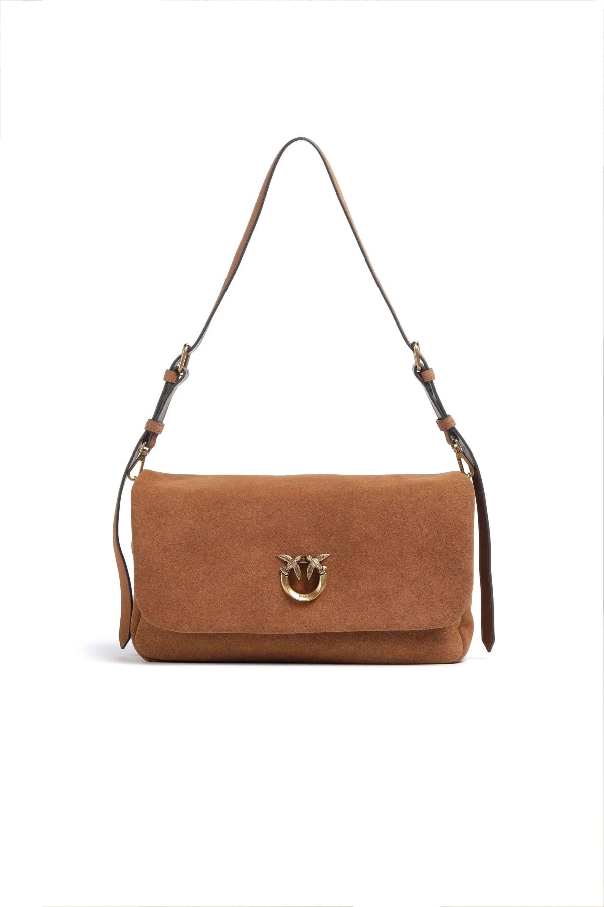 PINKO CLICK SOFT BAGUETTE en color MARRON (2)