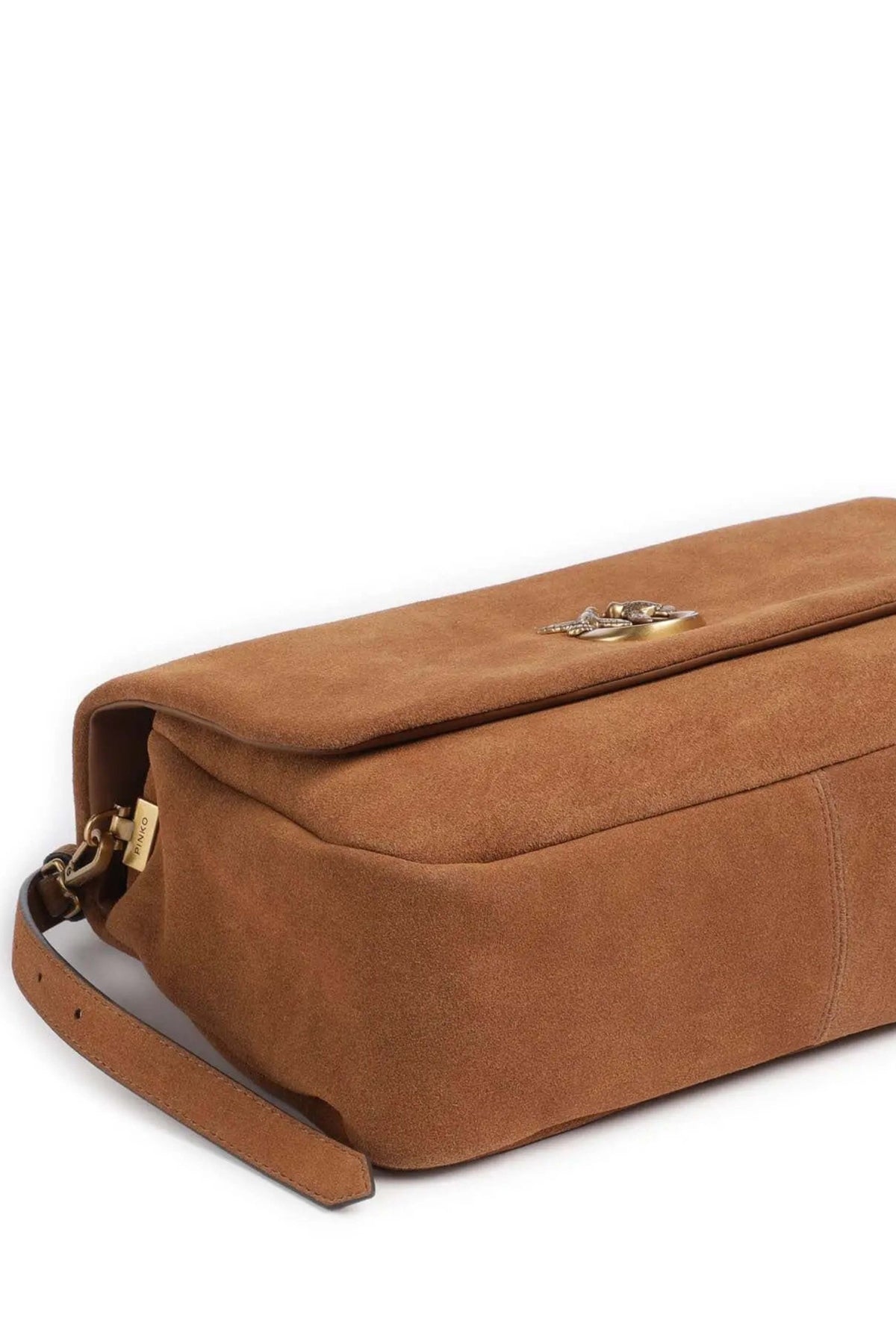 PINKO CLICK SOFT BAGUETTE en color MARRON (4)