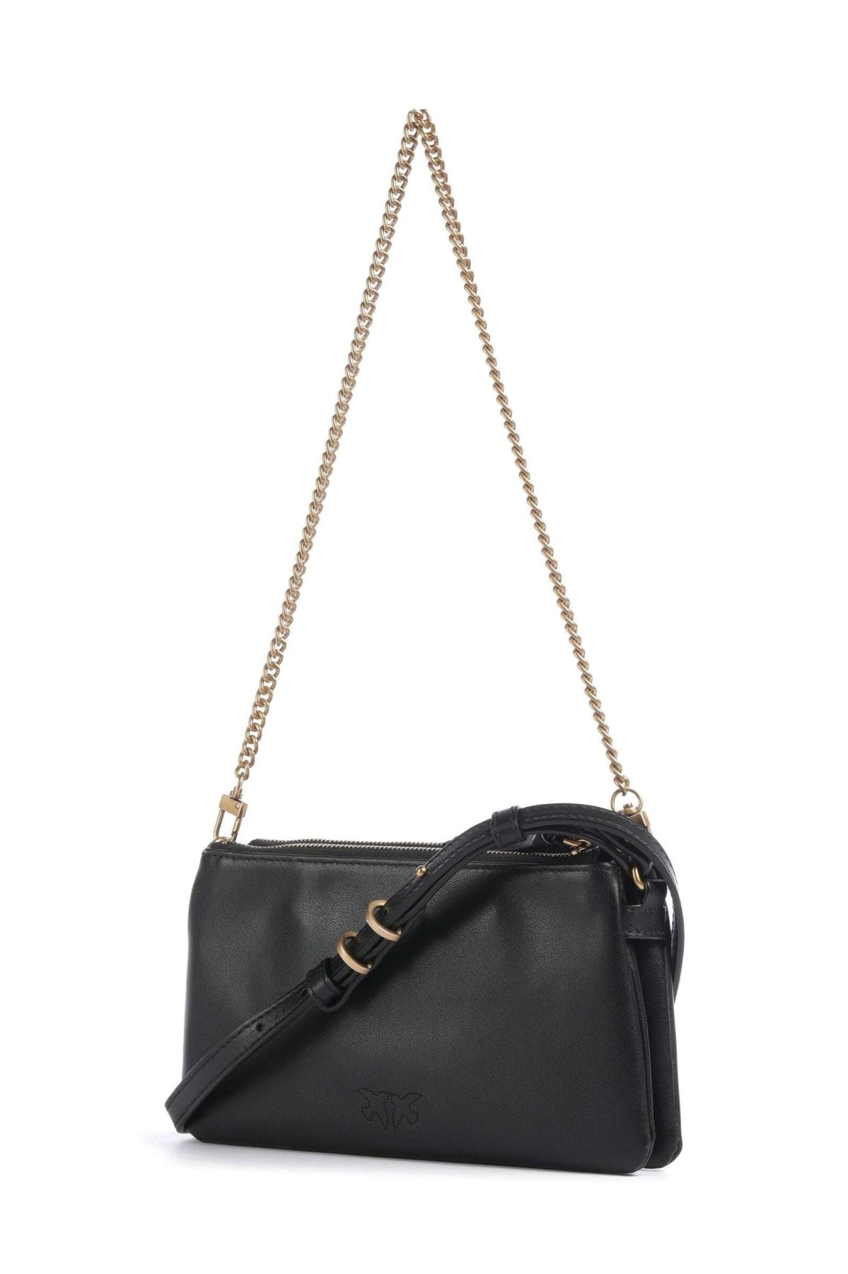 PINKO 105359 A0QO DOUBLE MINI VITELLO MOR en color NEGRO (2)