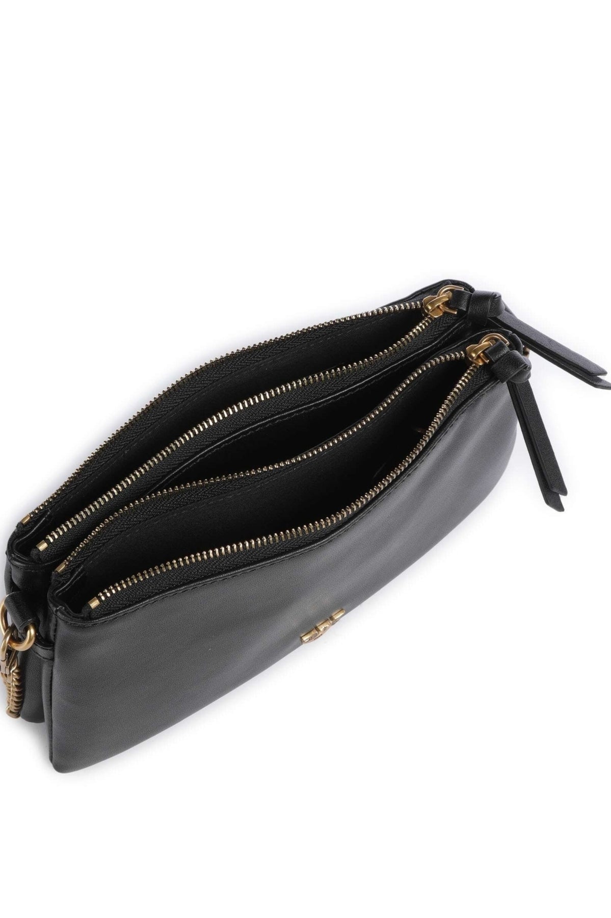 PINKO 105359 A0QO DOUBLE MINI VITELLO MOR en color NEGRO (4)