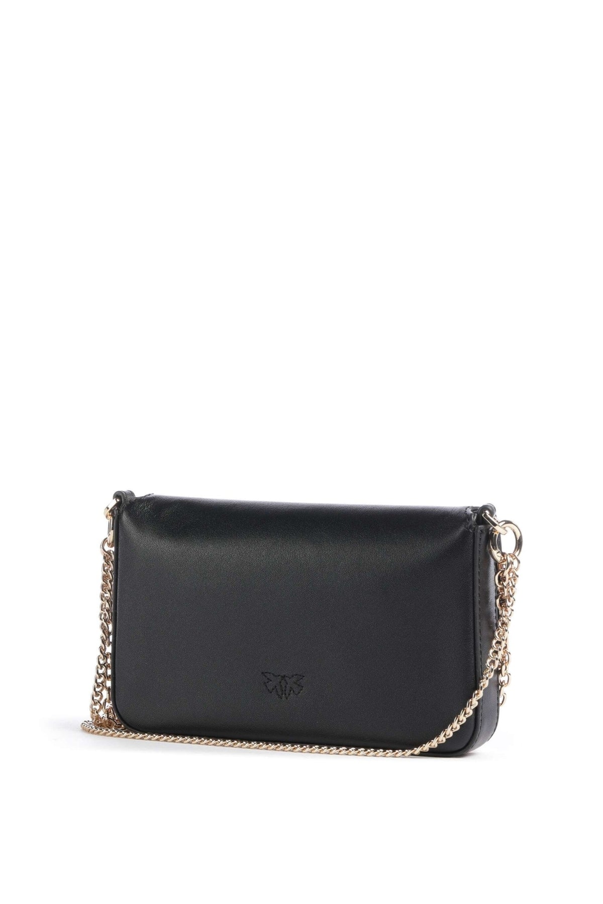 PINKO 107028 A0QO PHONE POCKET CHAIN VITE en color NEGRO (2)