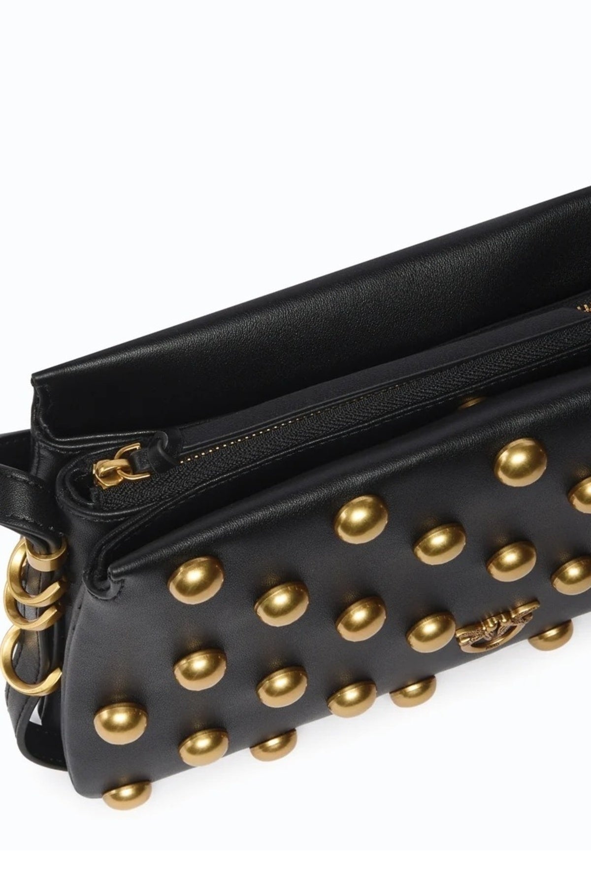 PINKO 107063 A0QO TRIPLET MINI STUDS VITE en color NEGRO (3)
